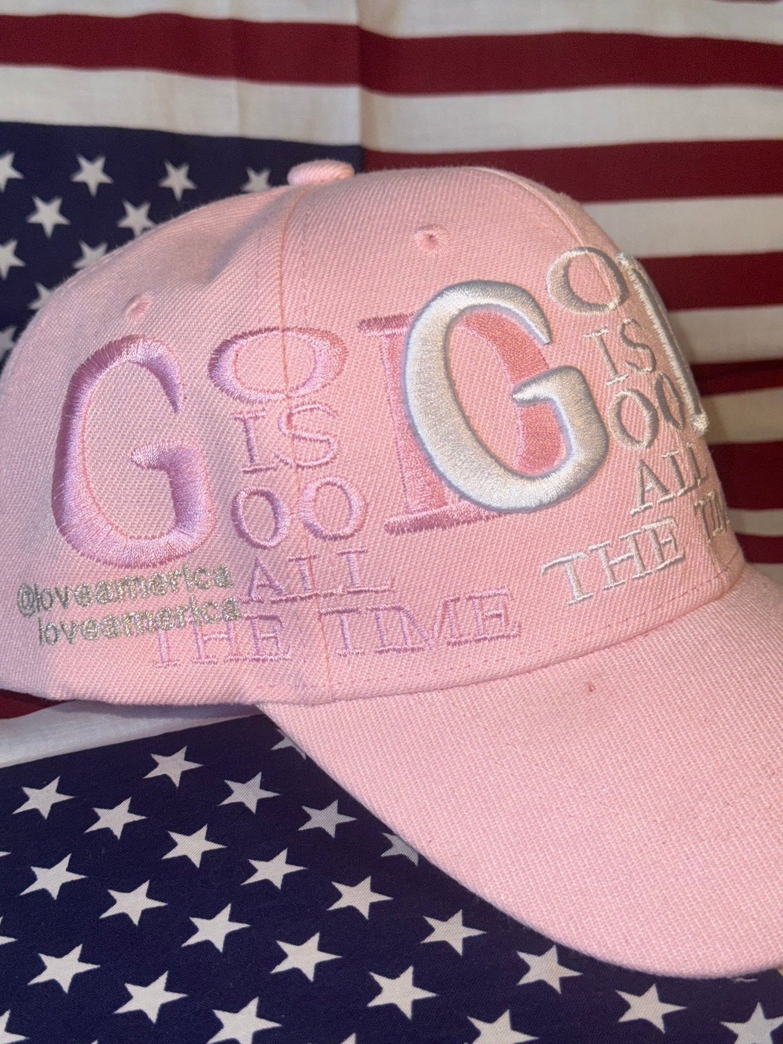 God Is Good Hat (Pink)