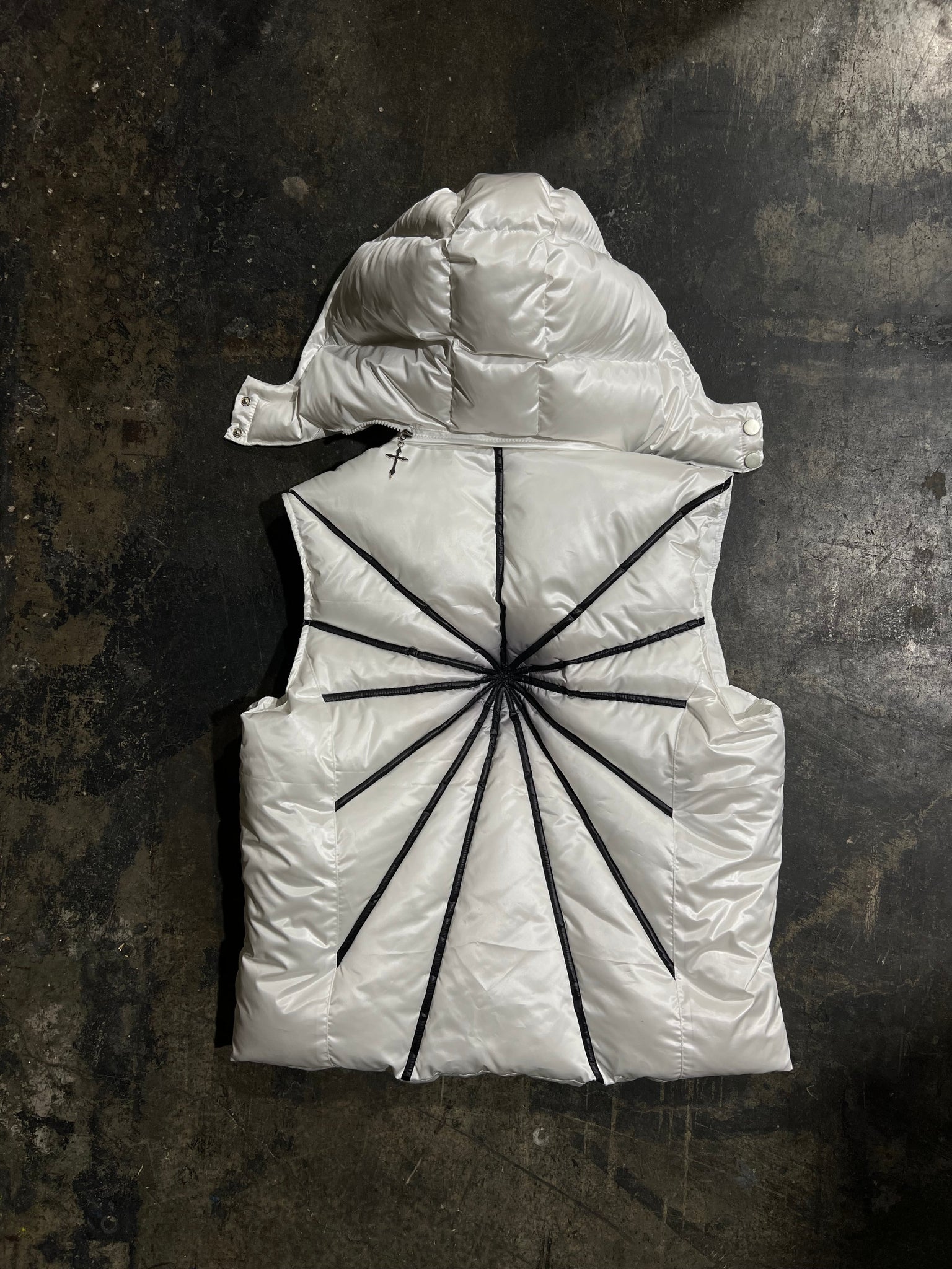 "Seraphim" Puffer Vest (White)