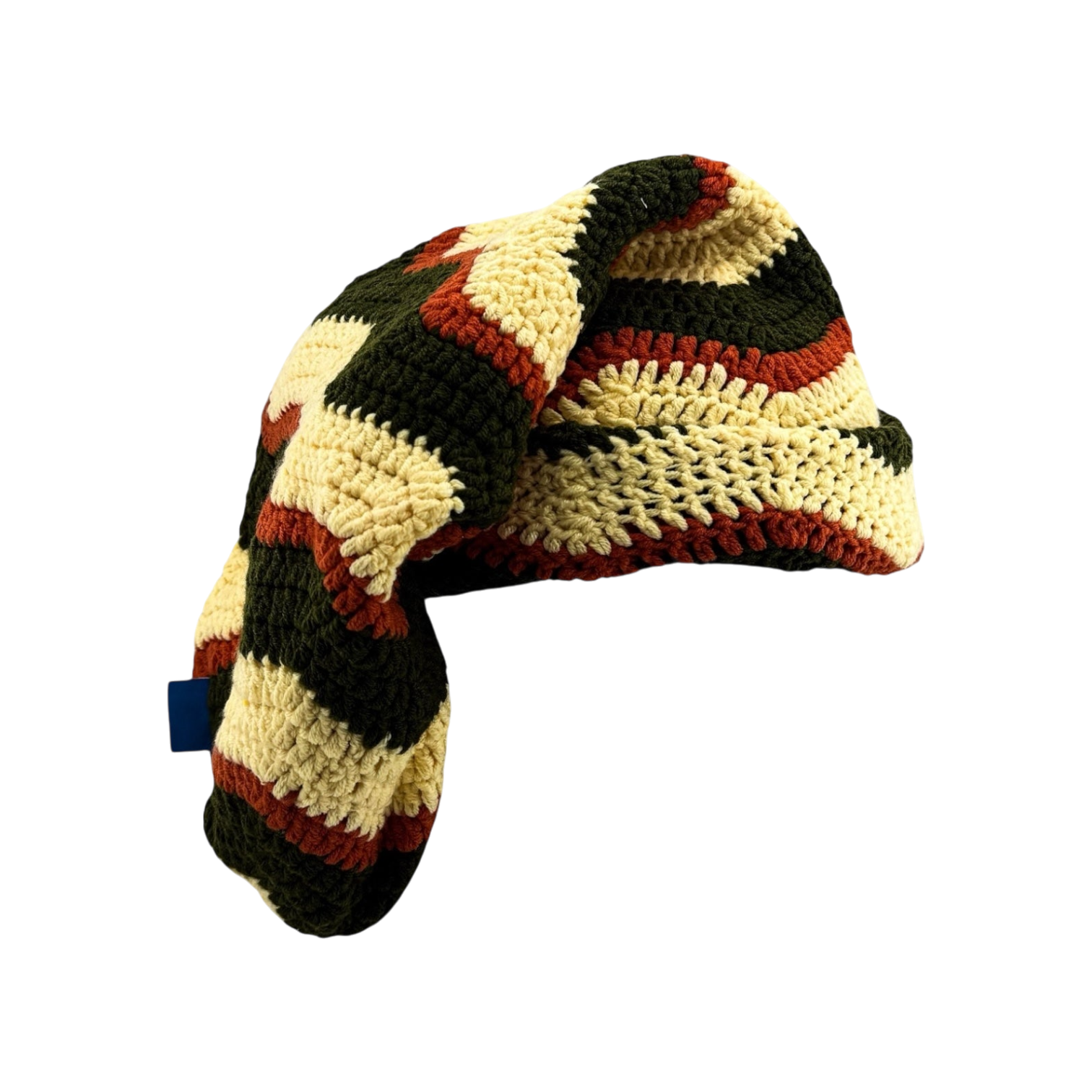 Jungle Ember Crochet Sock Hat