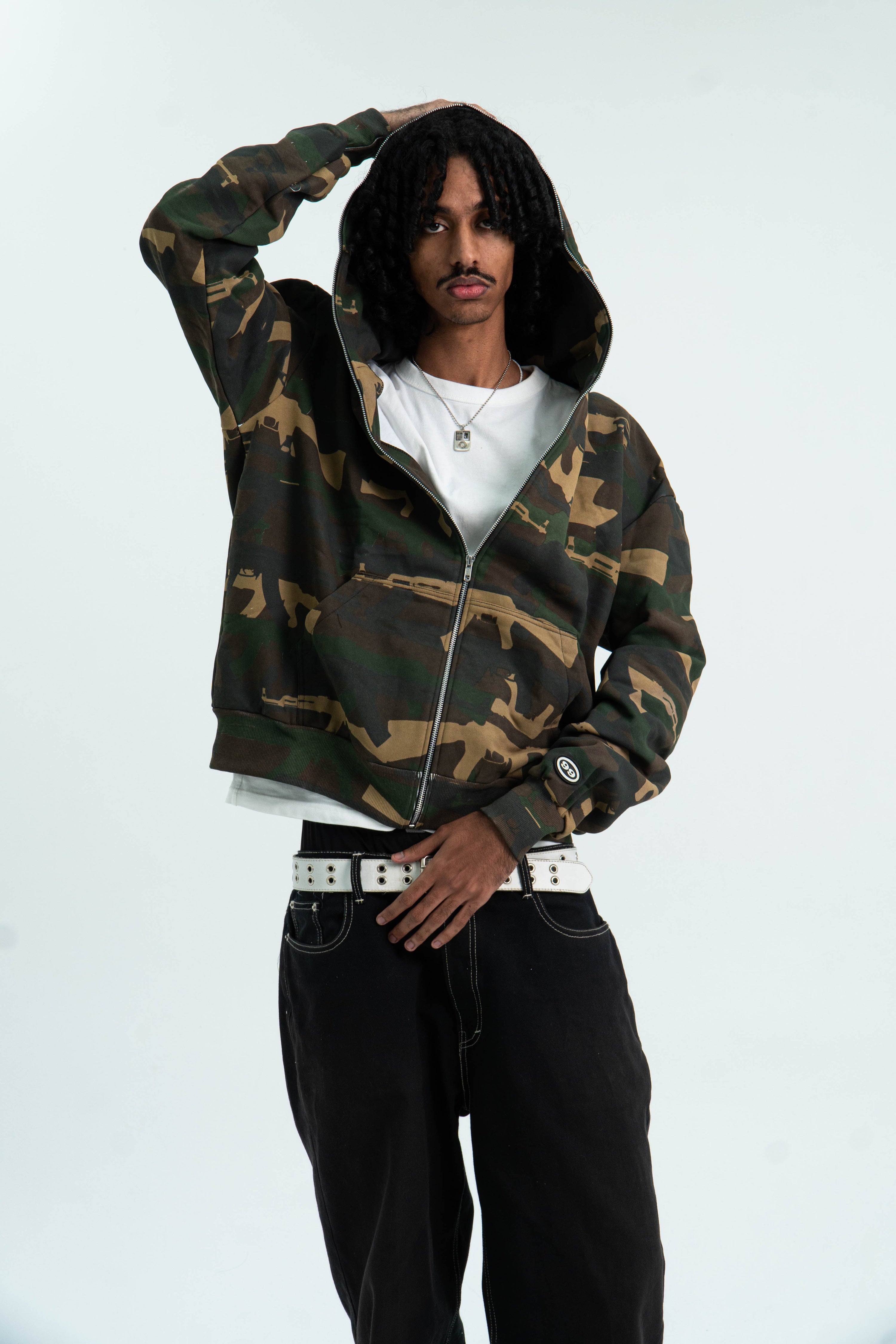 "C.A.M.O V2" FULL-ZIP UP (FOREST)