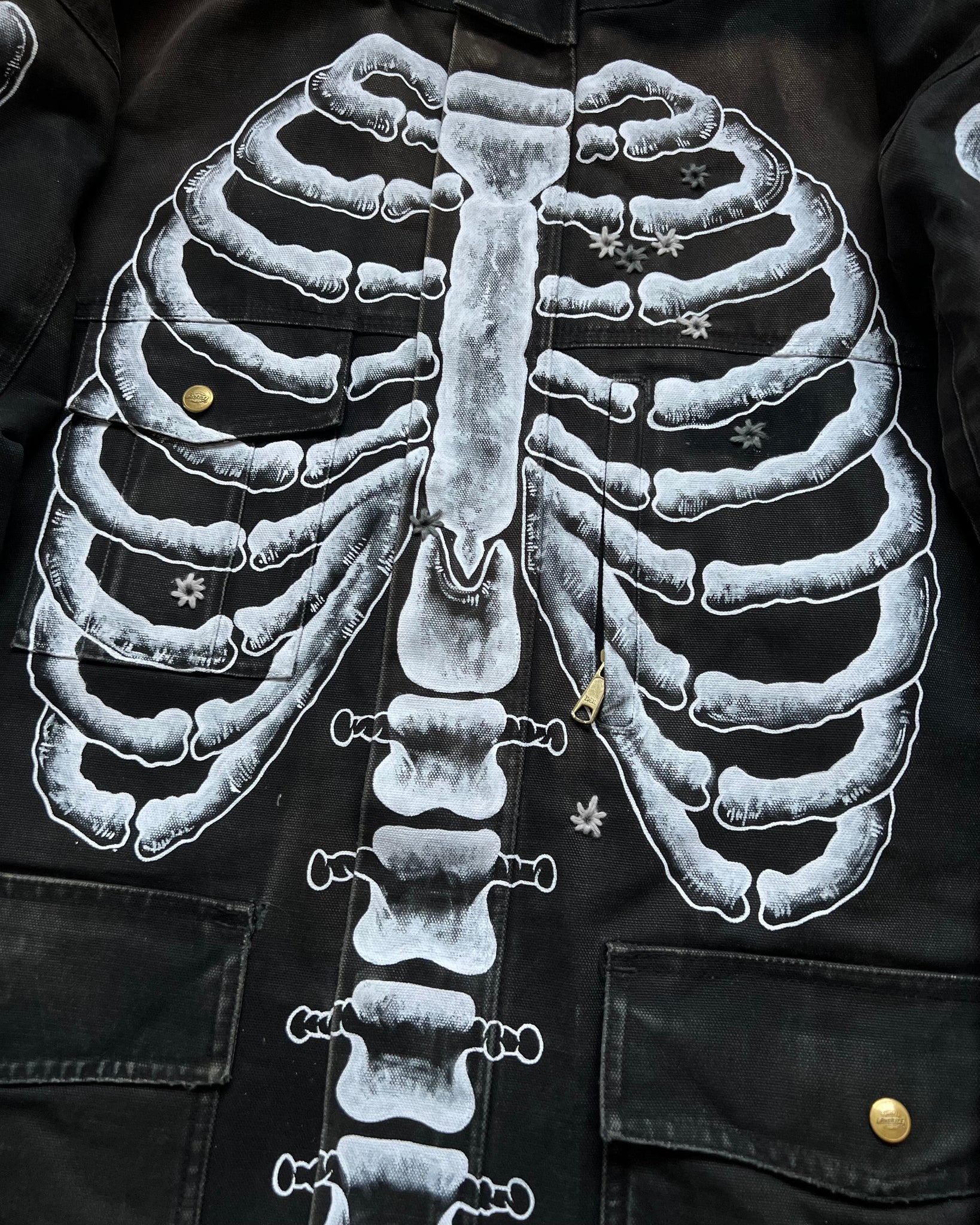 ""SKELETON Black Jacket