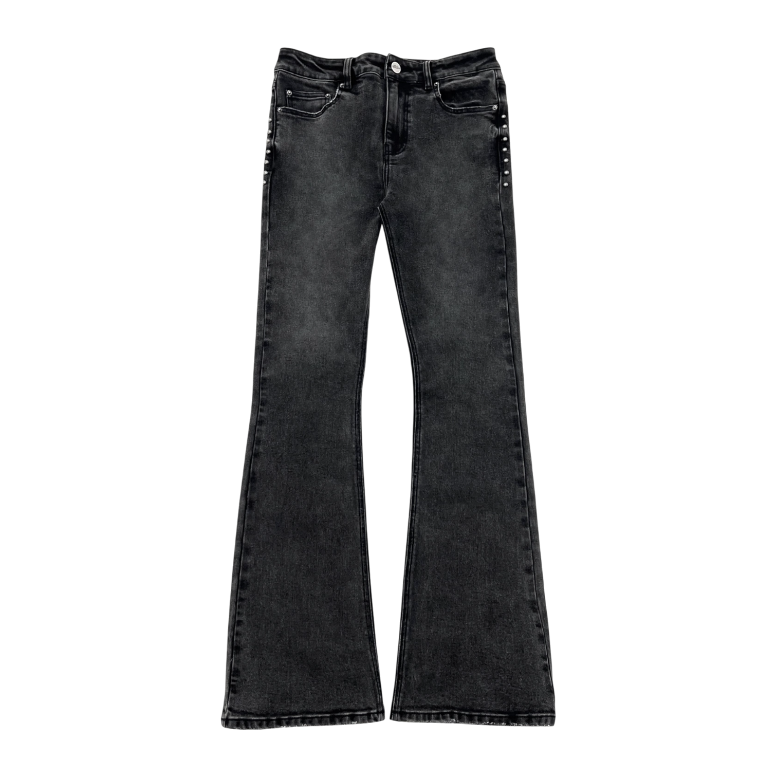 FLARE JEANS (CHARCOAL)