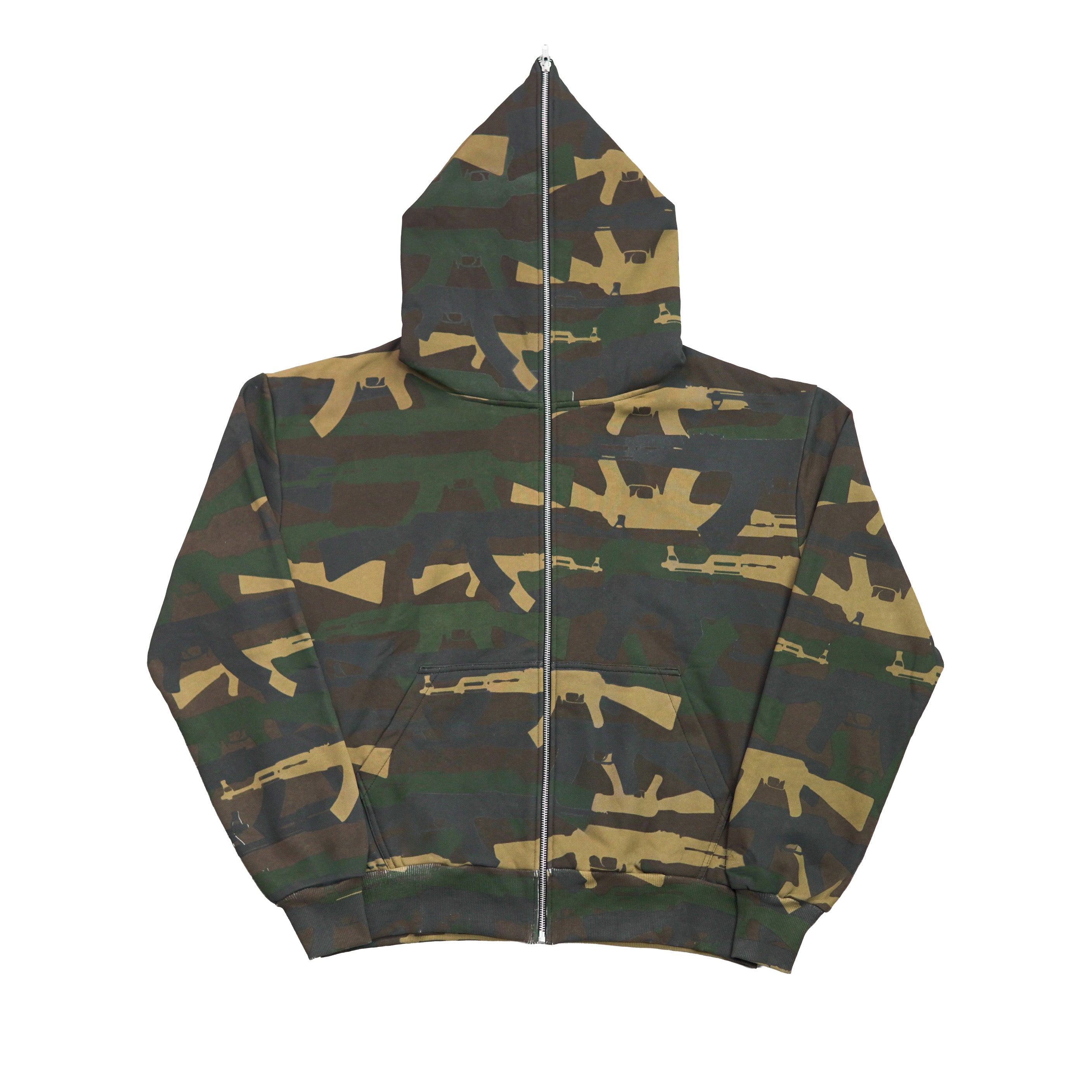 "C.A.M.O V2" FULL-ZIP UP (FOREST)