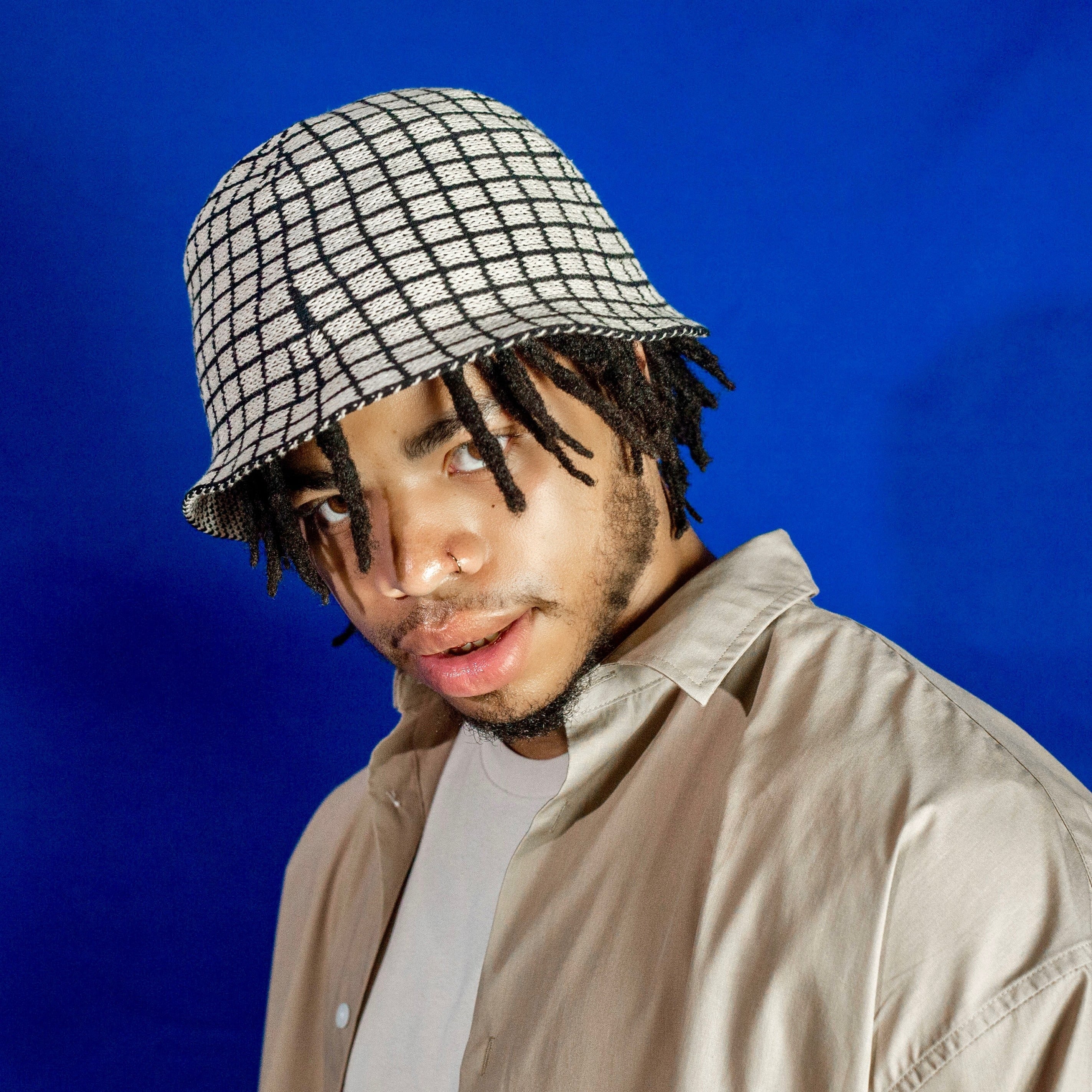 Grid Bucket Hat