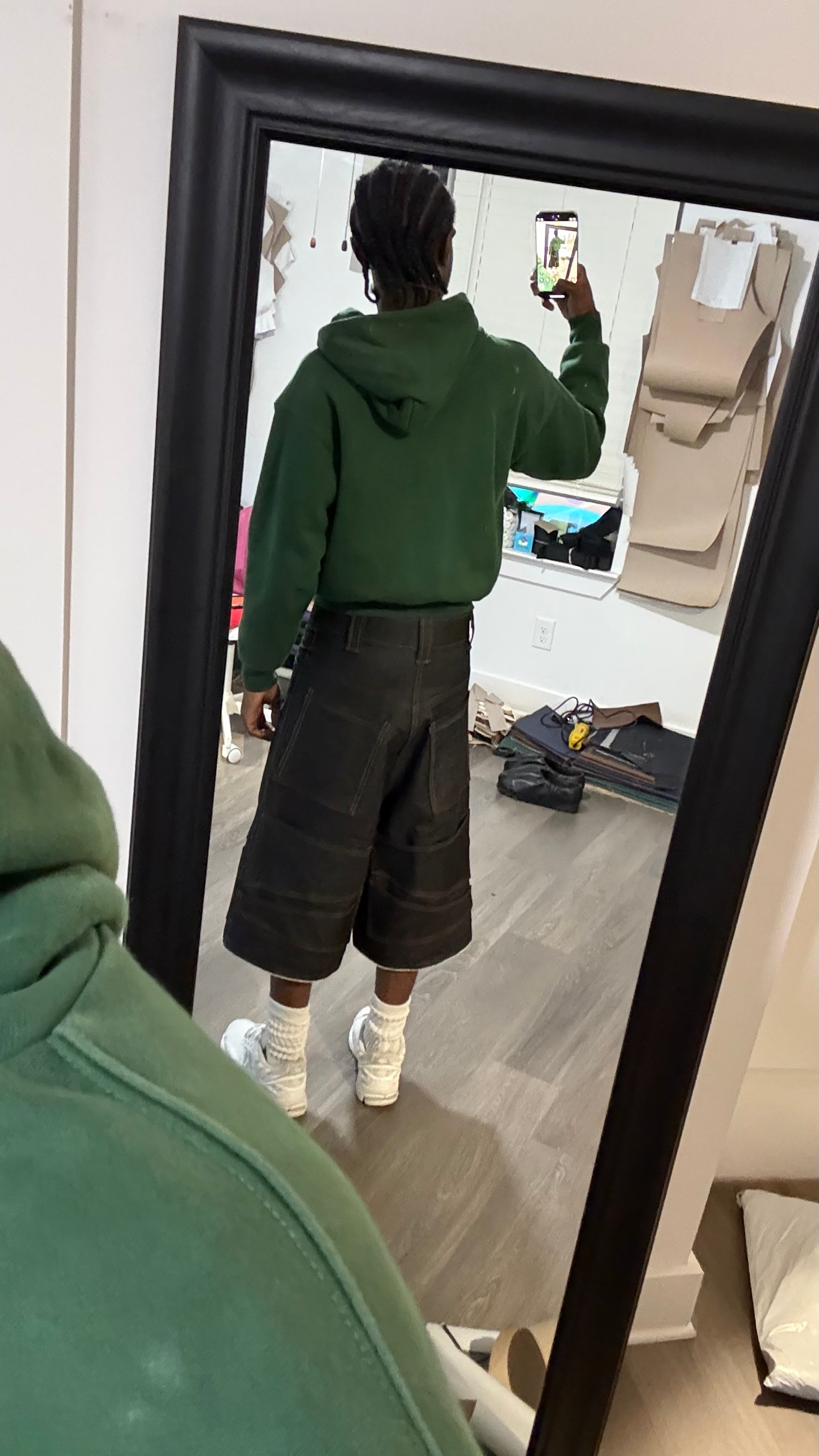 Carpenter Denim Shorts