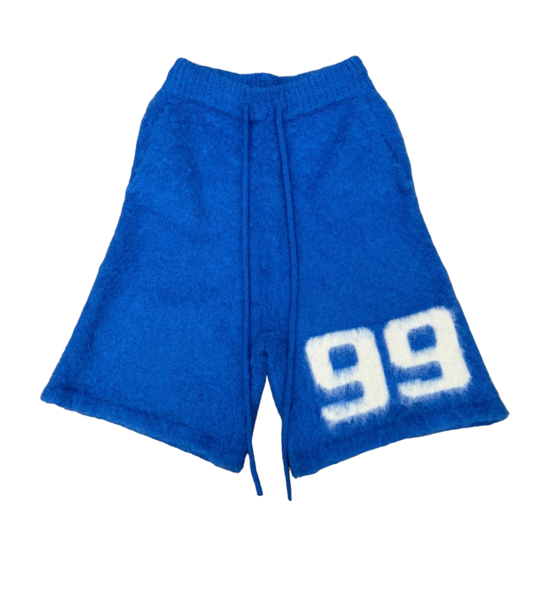 Mohair Shorts Royal Blue