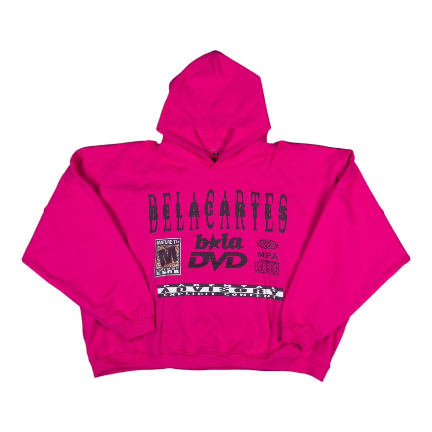 DVD HOODIE (fuschia)