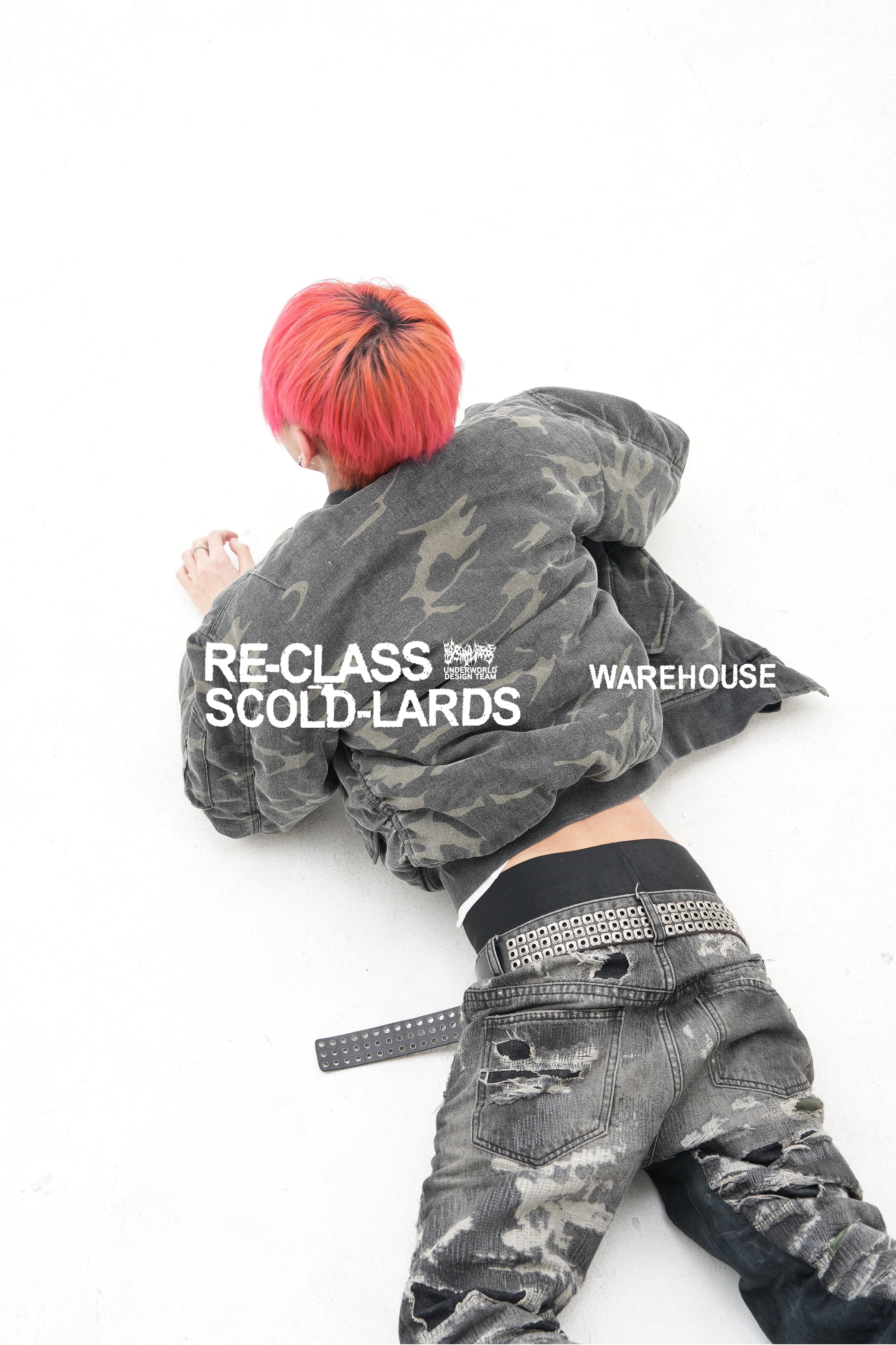 EVERYDAY BOMBER WASHED WOODLAND CAMMO