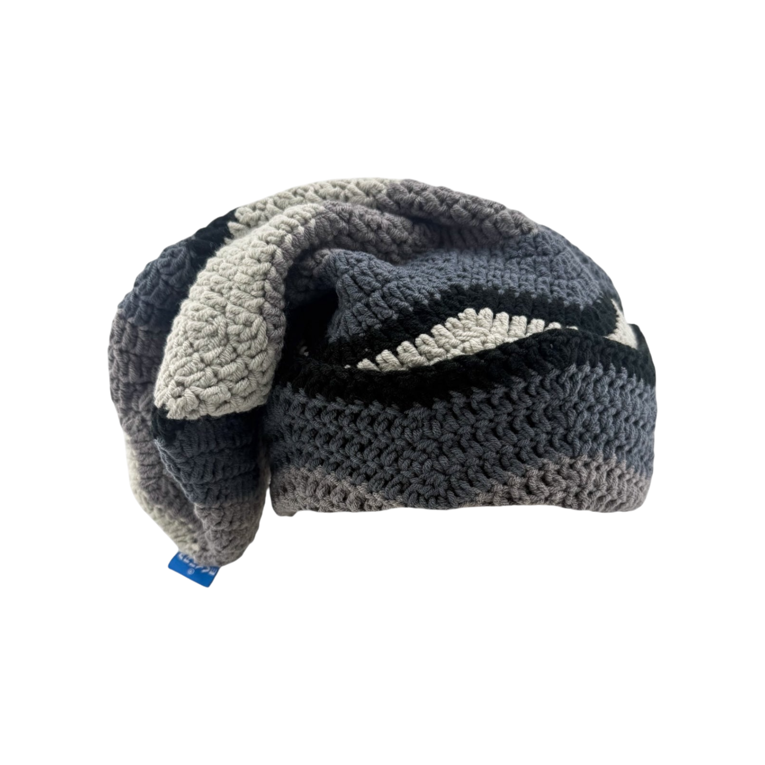 Graphite Crochet Sock Hat