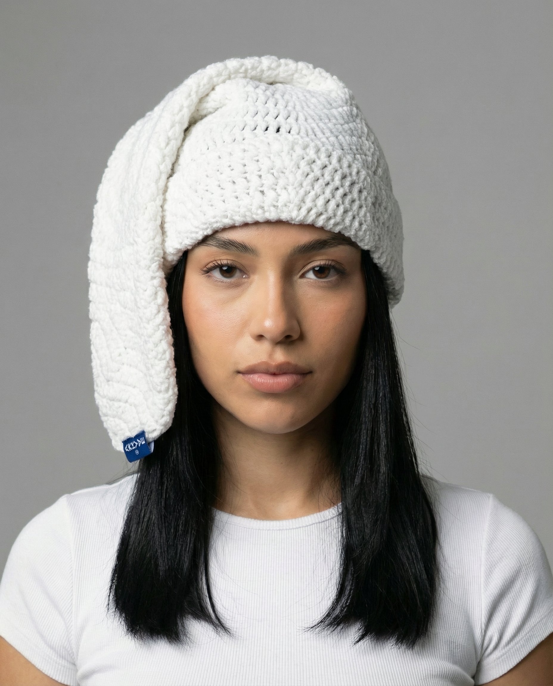 Snow Crochet Sock Hat