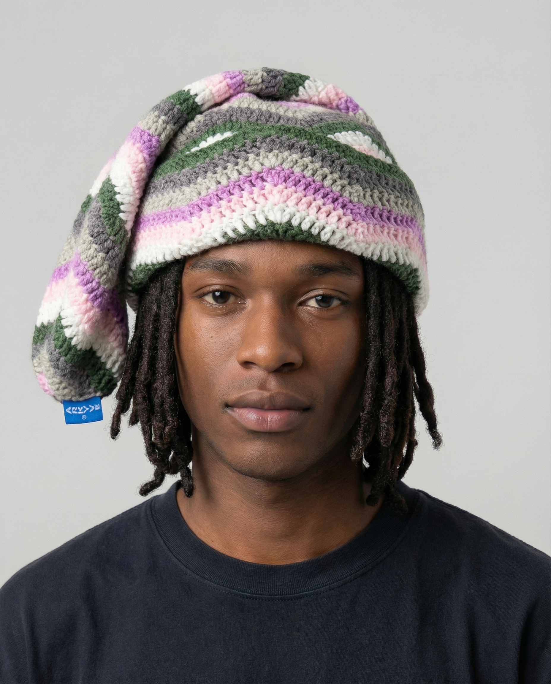 BubbleGum Crochet Sock Hat