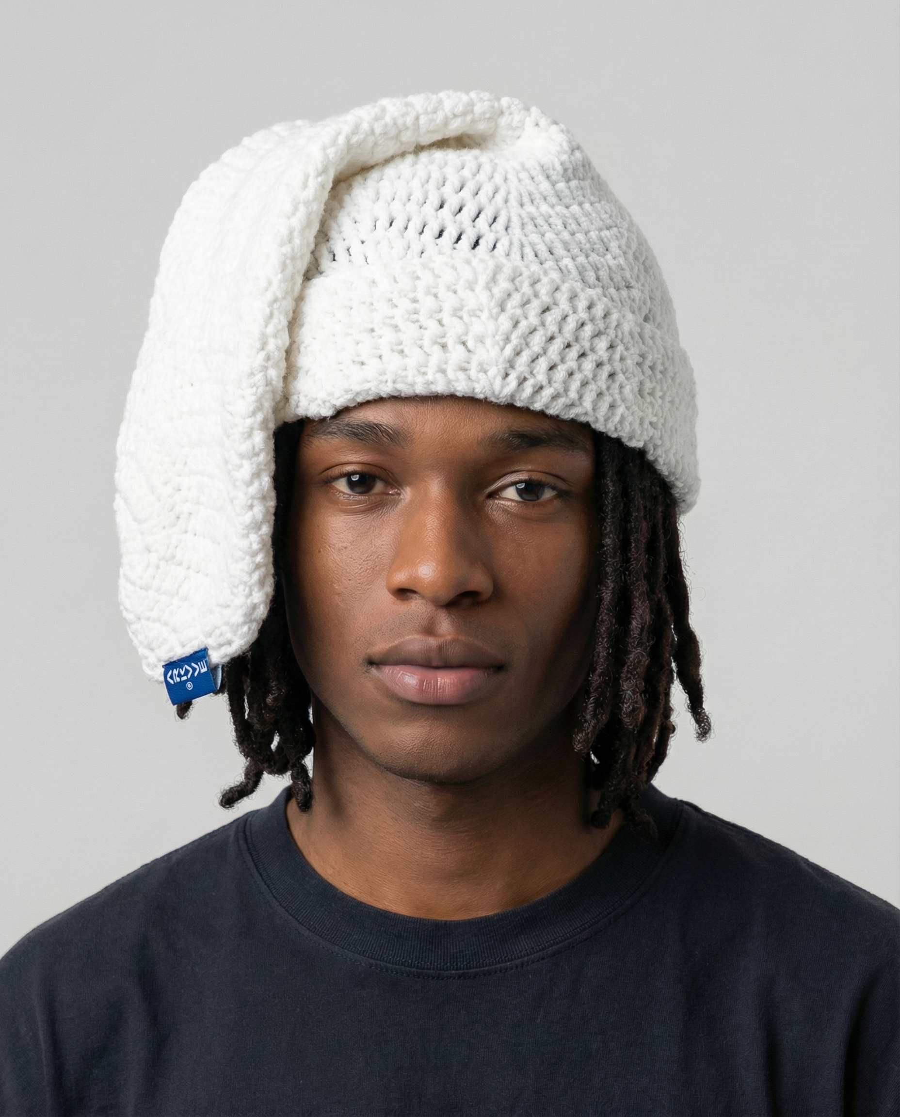 Snow Crochet Sock Hat