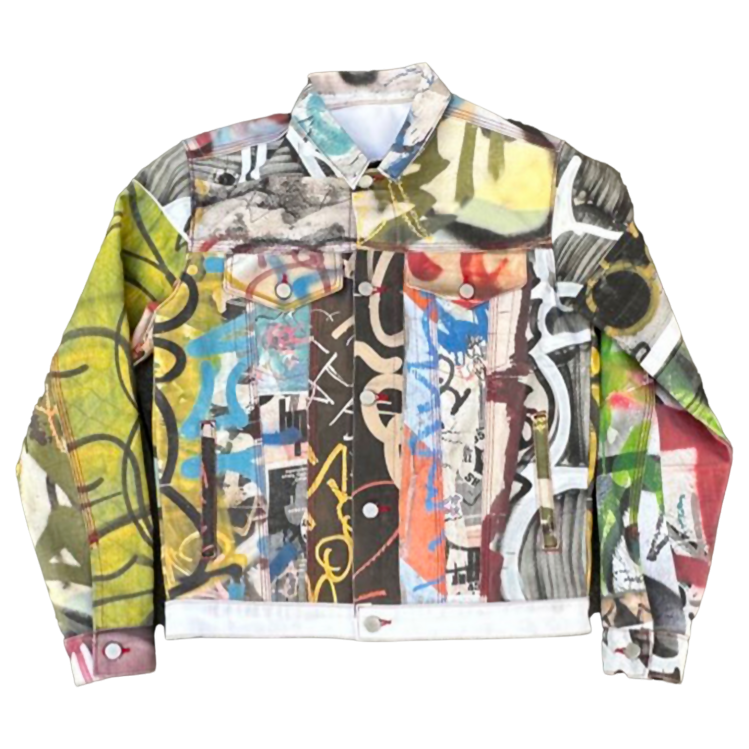 Graffiti Denim Jacket
