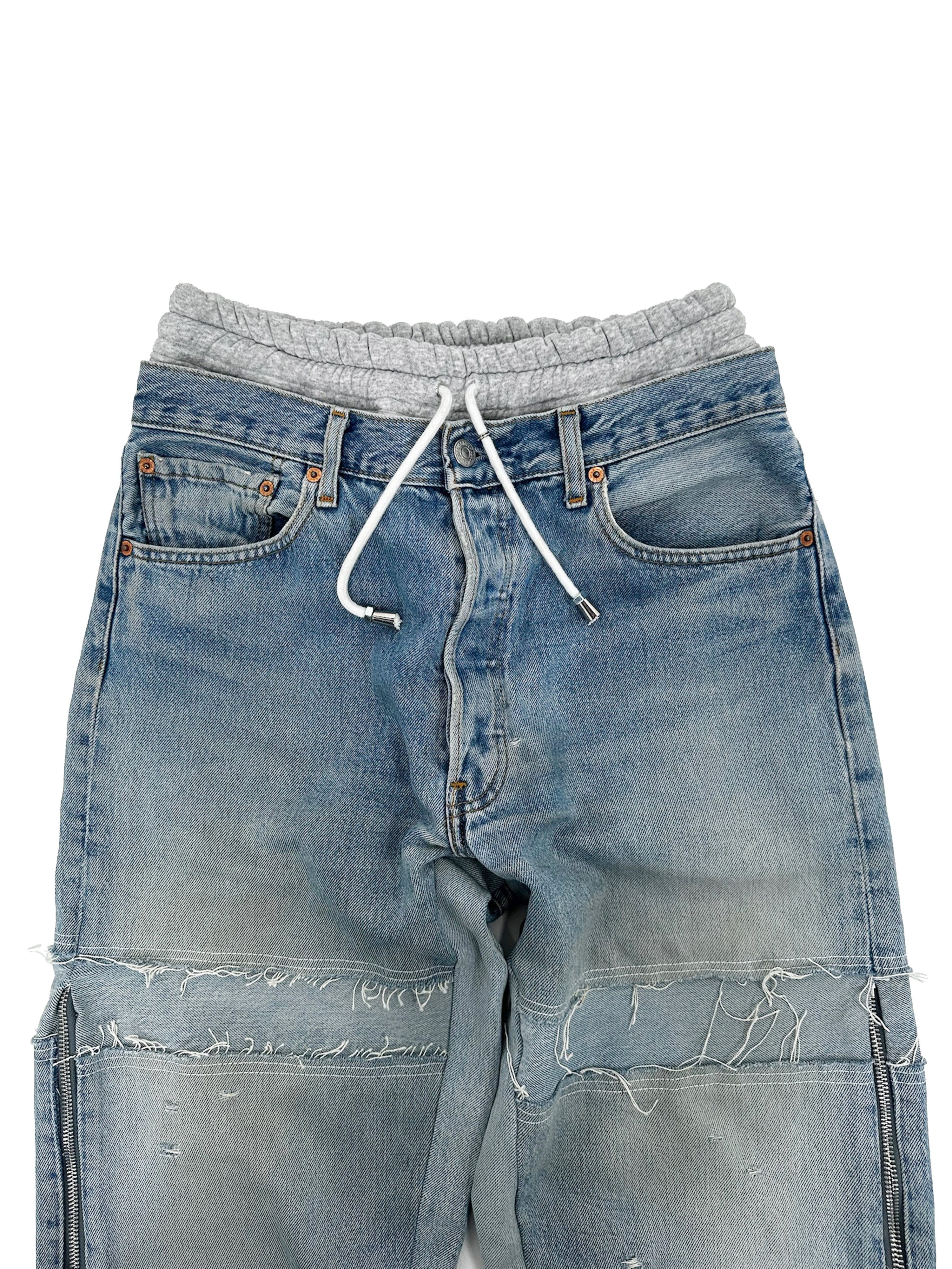 HYBRID SWEATDENIM - Light Wash