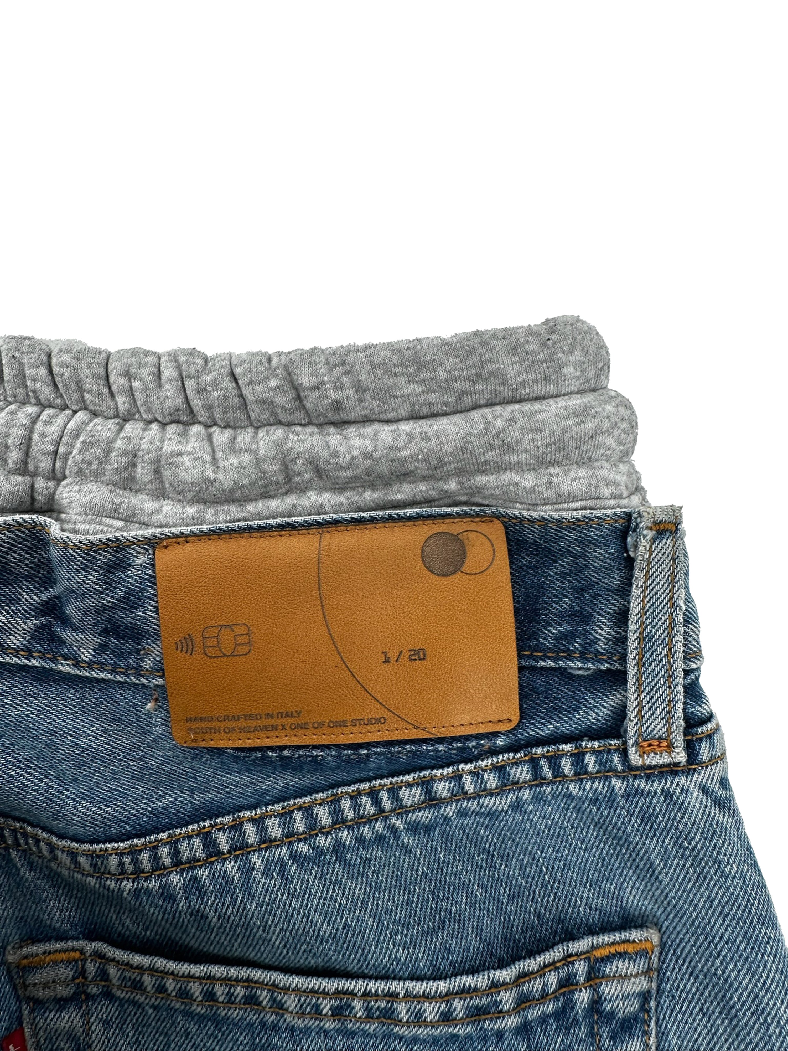 HYBRID SWEATDENIM - Light Wash