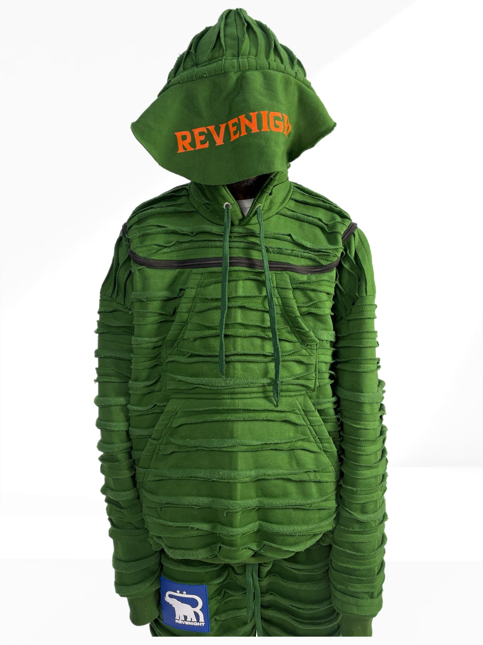 Rescue green hoodie