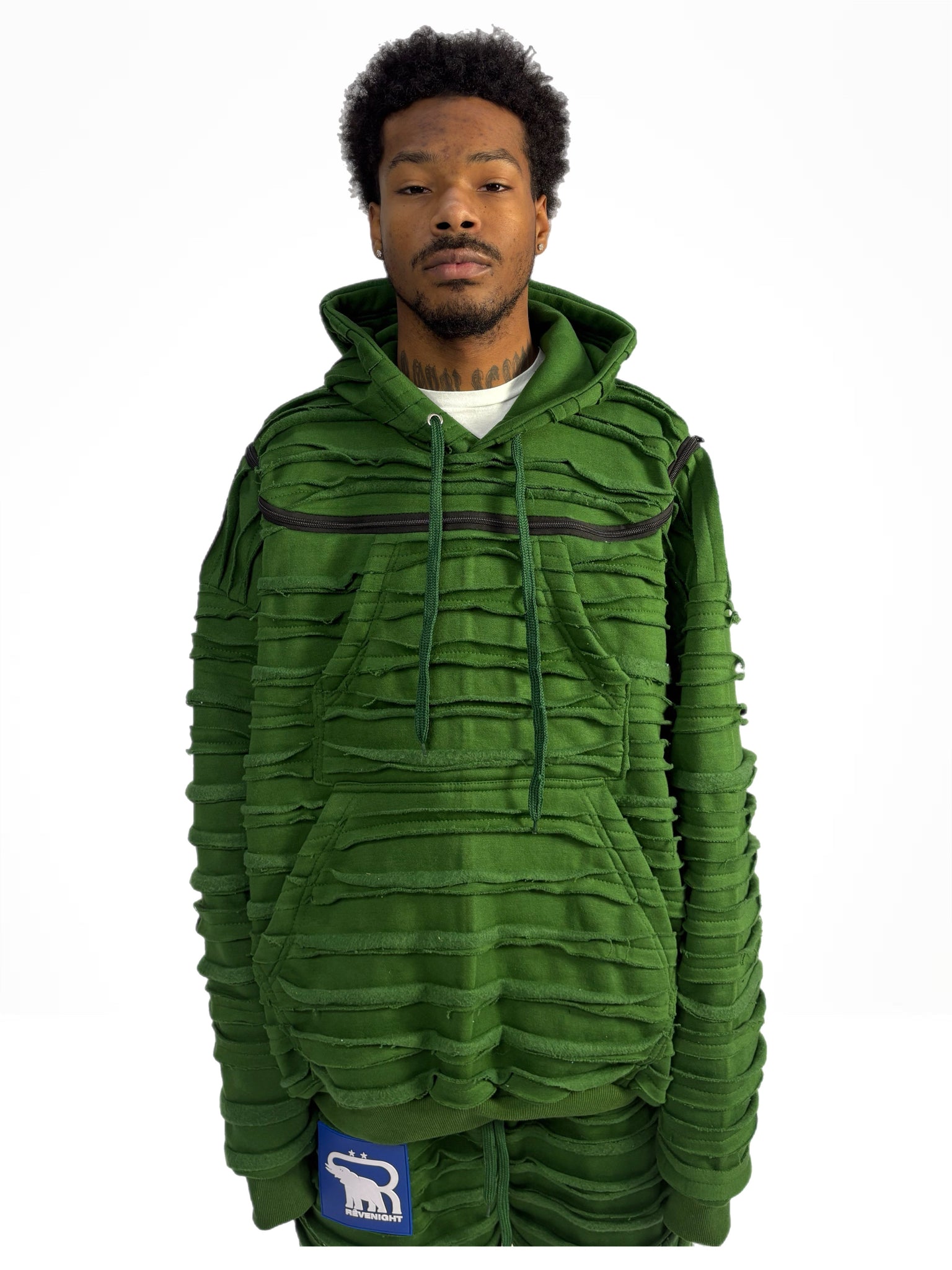 Rescue green hoodie