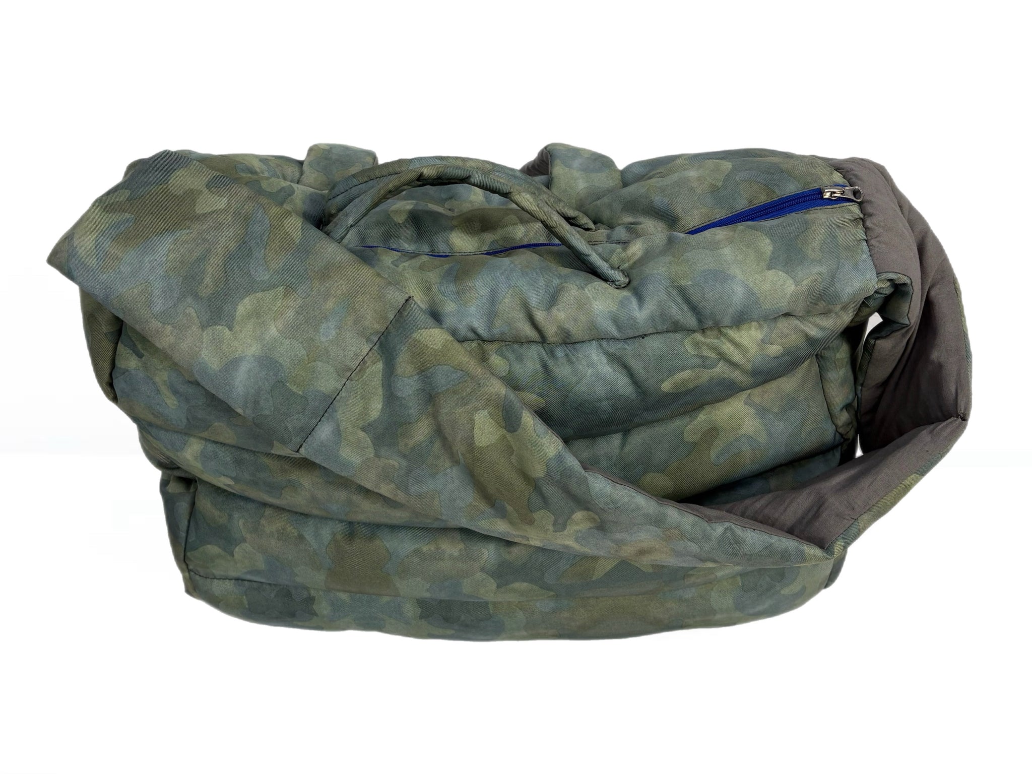 Camouflage duffle bag