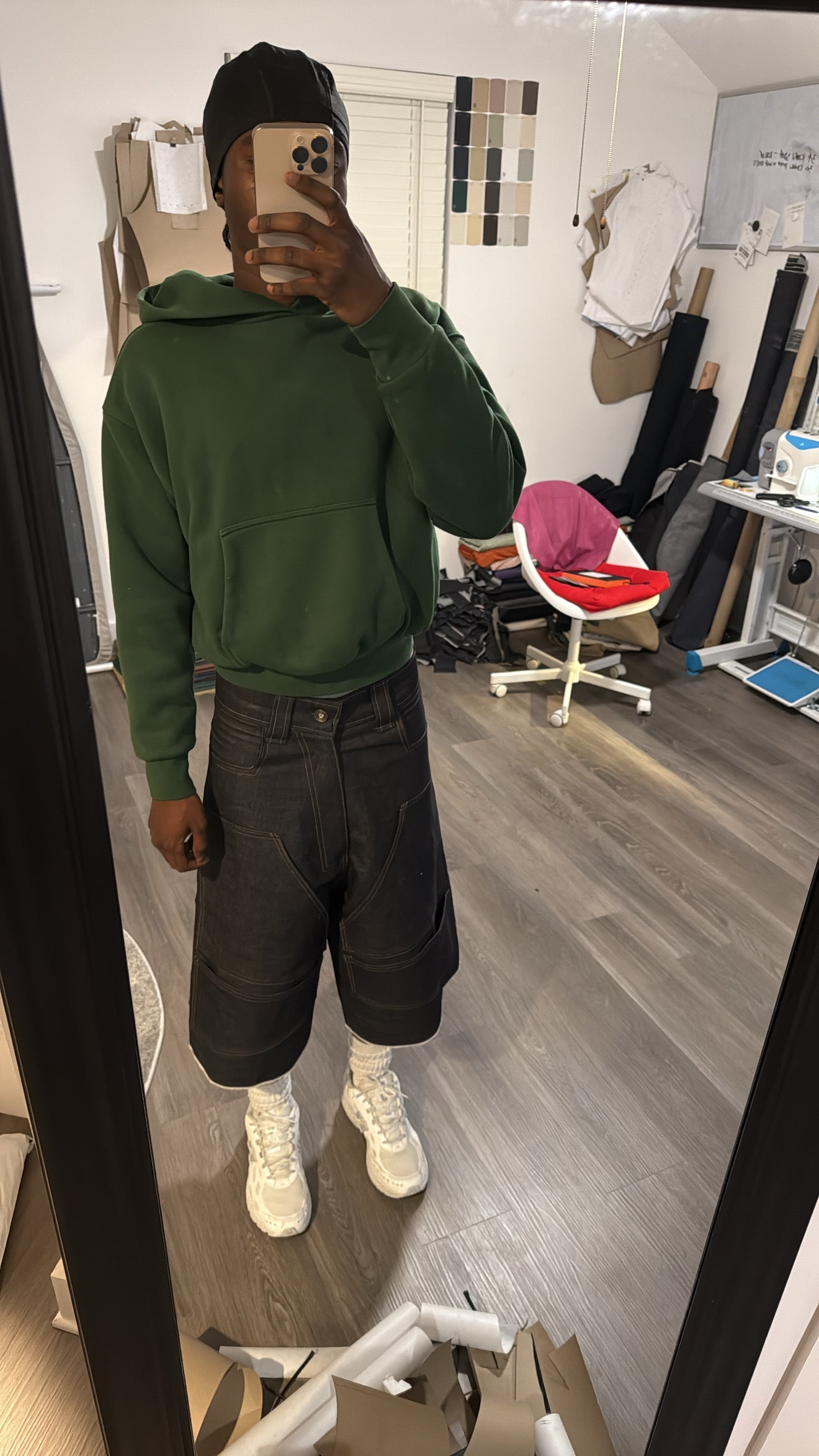 Carpenter Denim Shorts