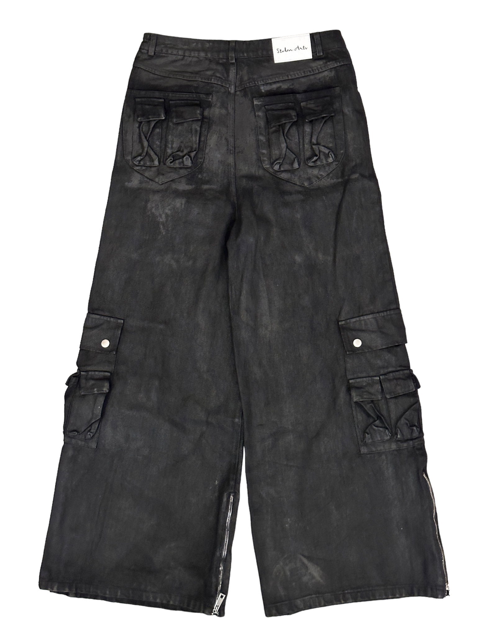 Waxed Denim Cargos
