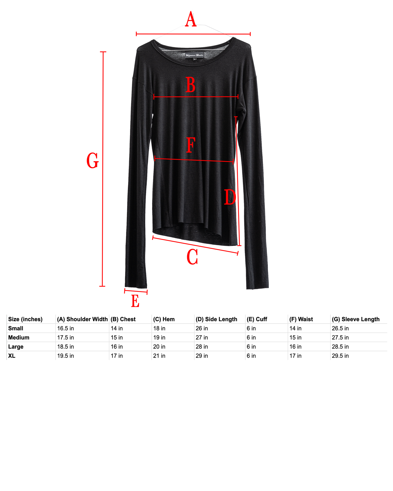 "Core" Men's Long Sleeve Shirt (Stealth Gray)