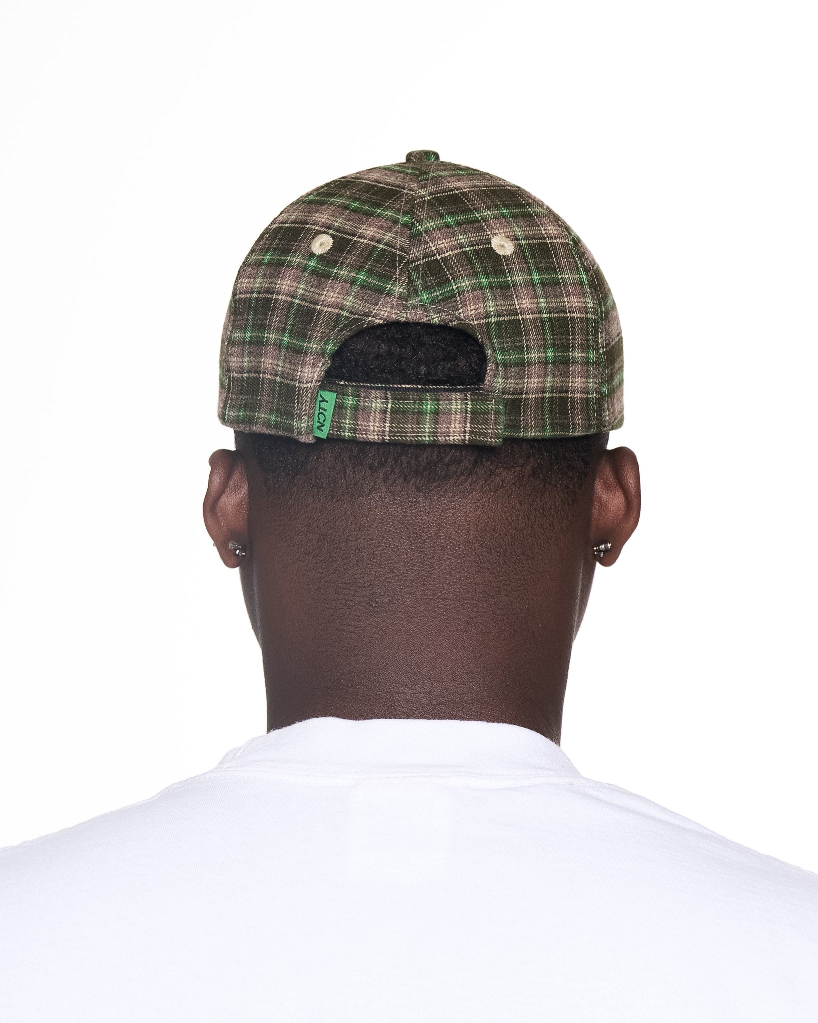 Evergreen Plaid Cap