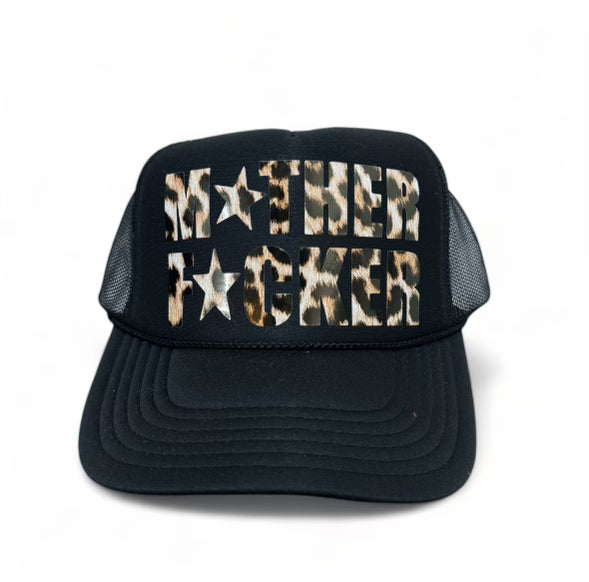 M★THER F★CKER HAT (Cheetah)