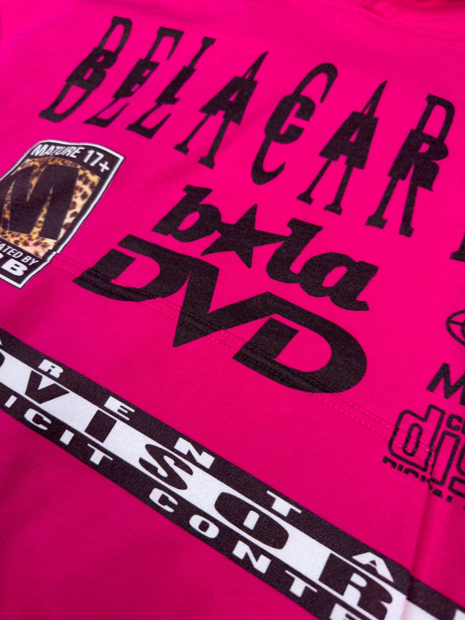 DVD HOODIE (fuschia)