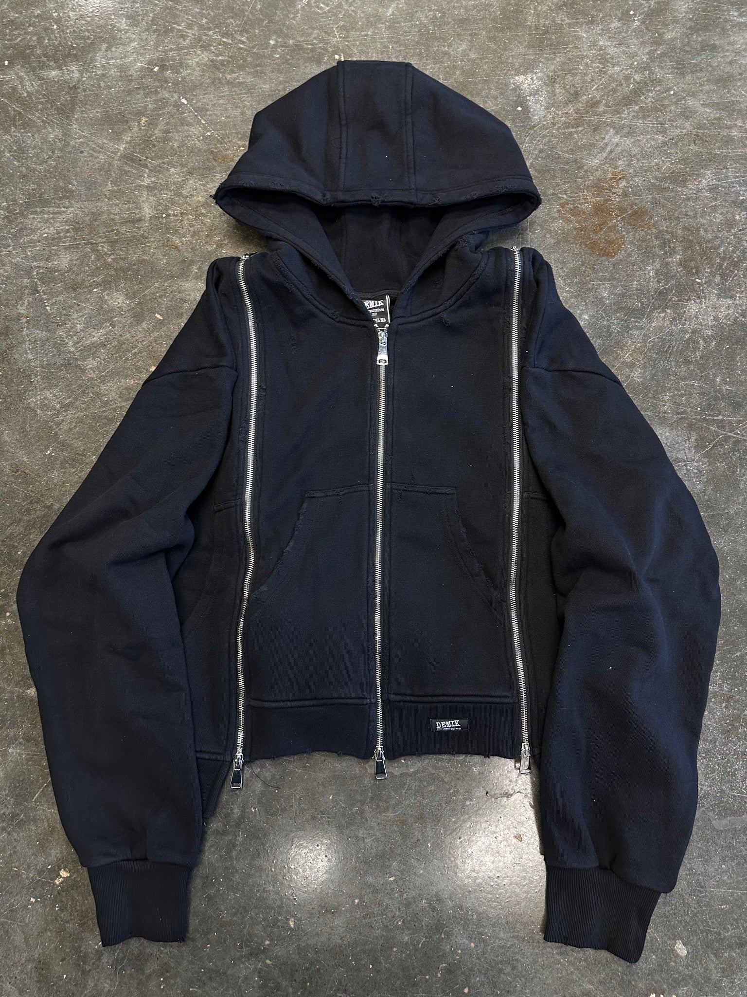 STEALTH 3X ZIP UP HOODIE (PREMADE)