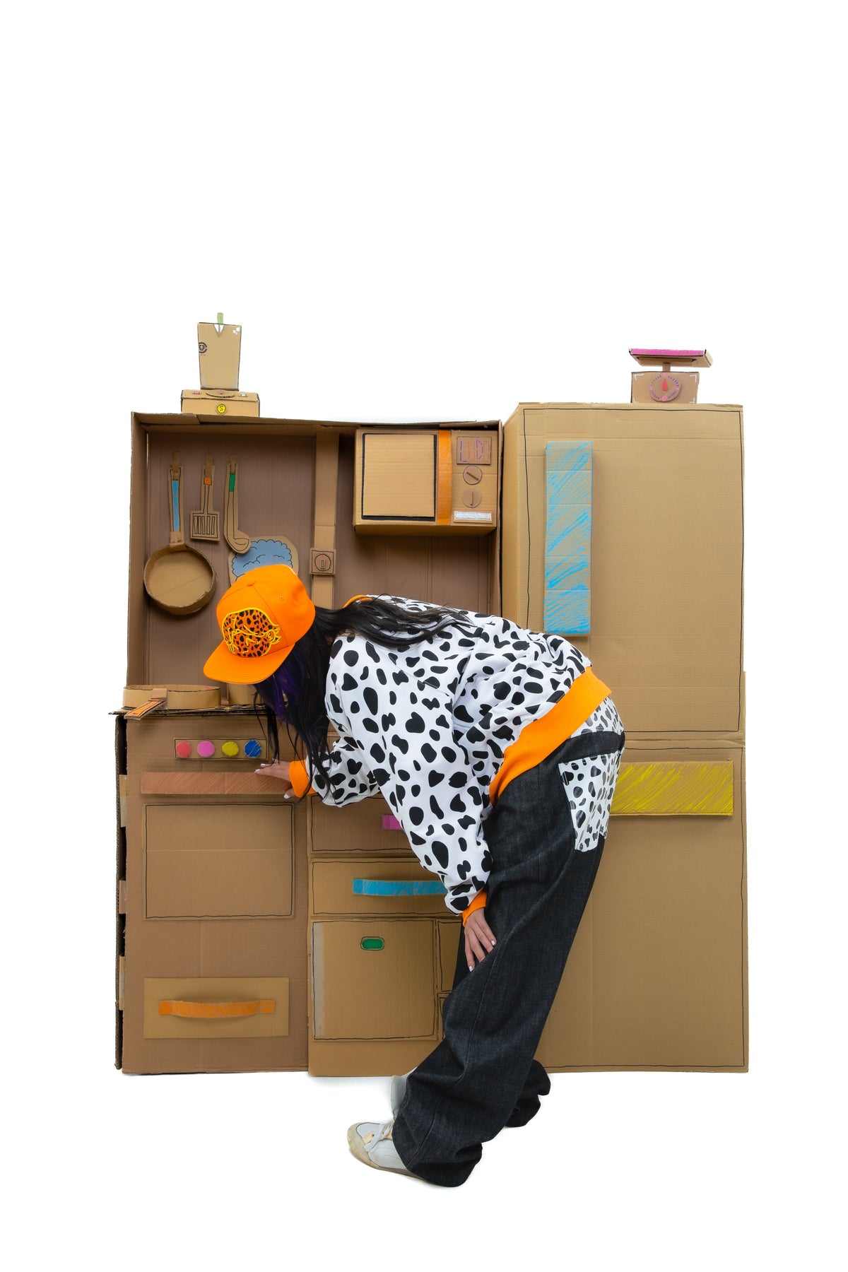 Dalmatian Baseball Hat - Orange