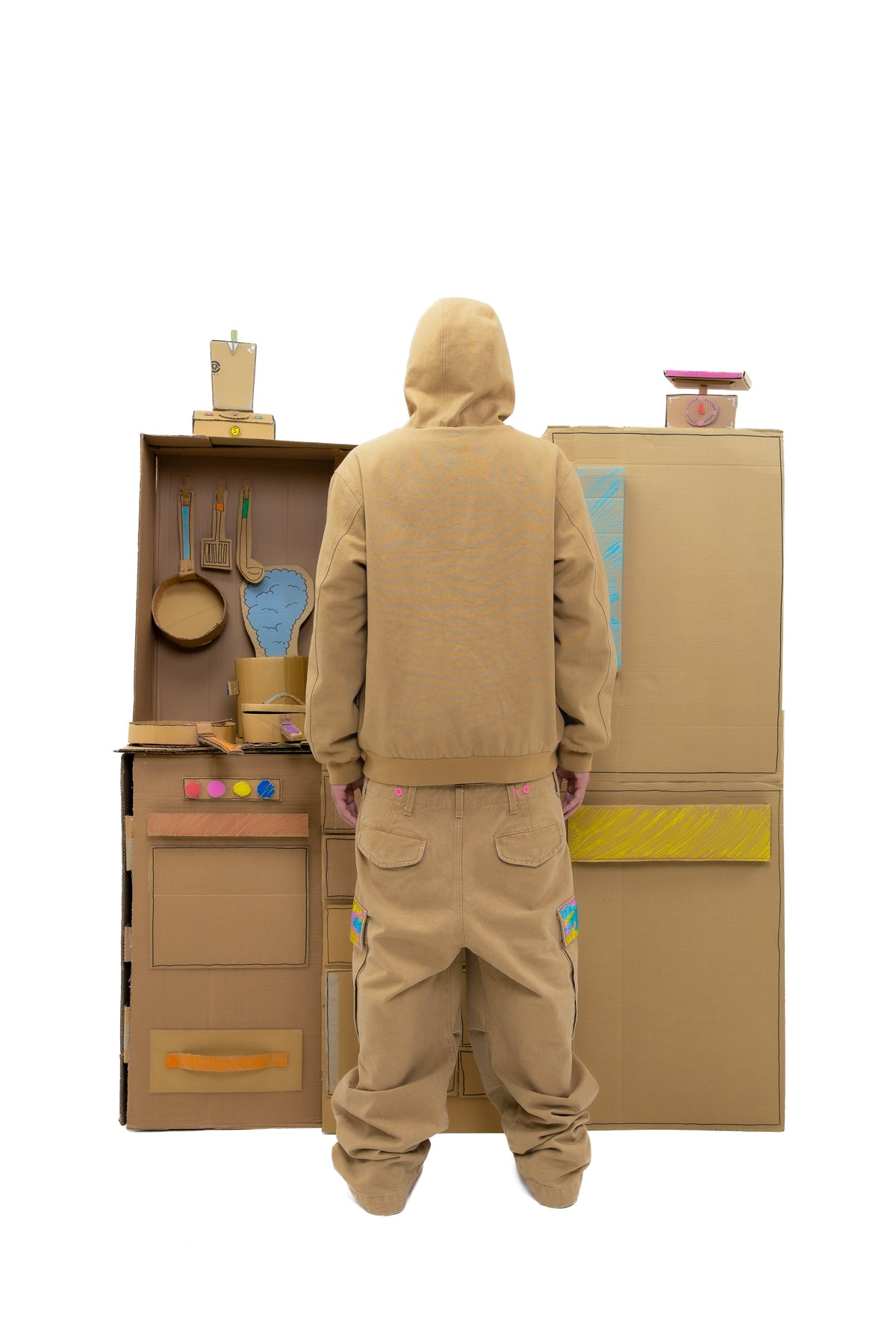 Reversible Hooded Work Jacket