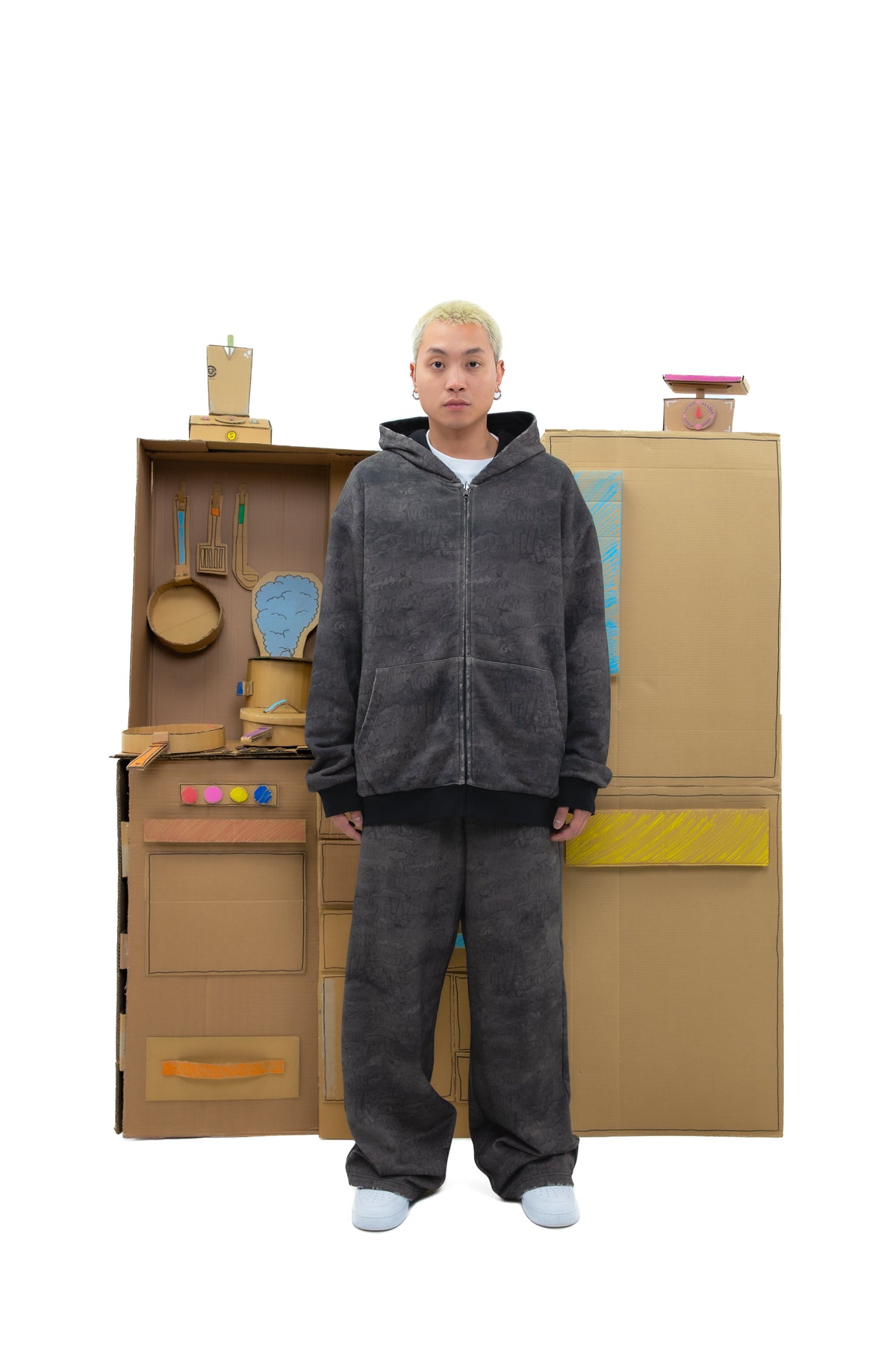 Comics Sweatpants - Black