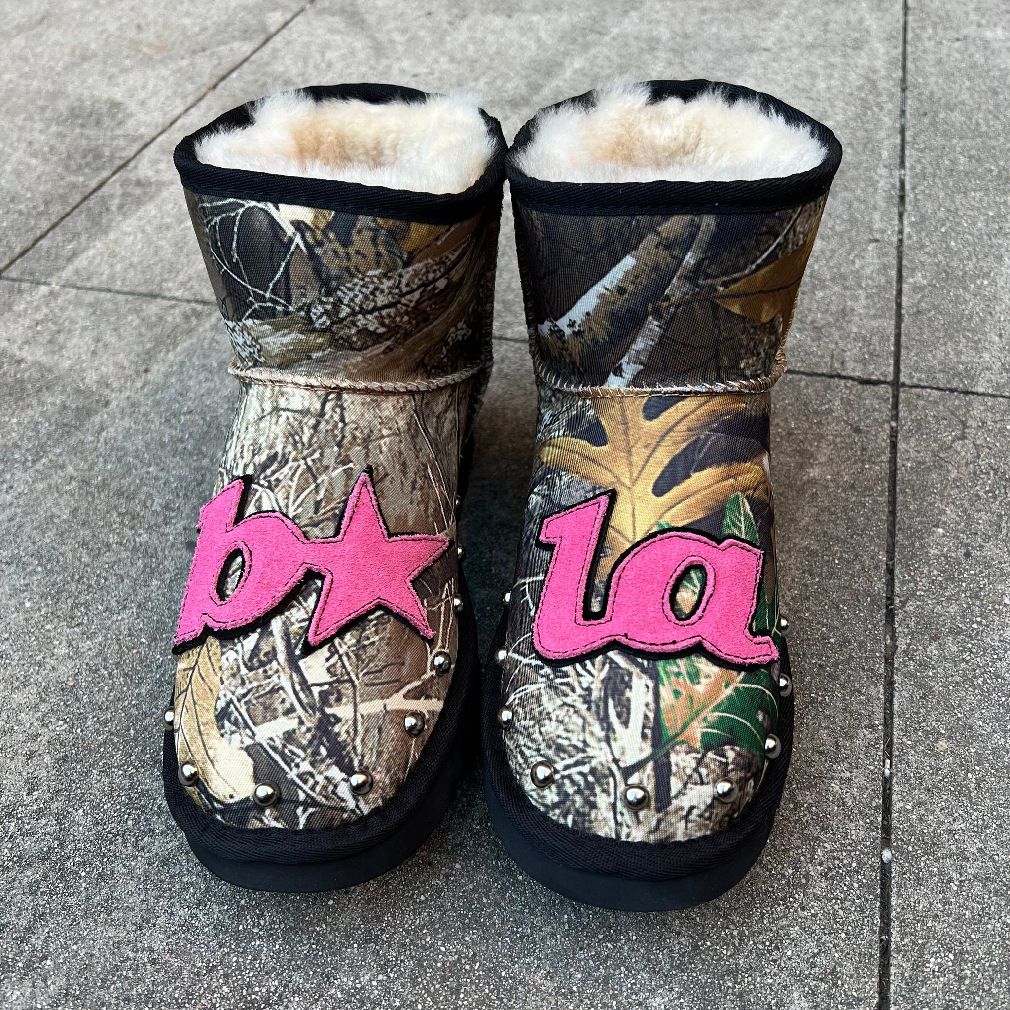 CAMO B★LA BOOT (Fuschia)