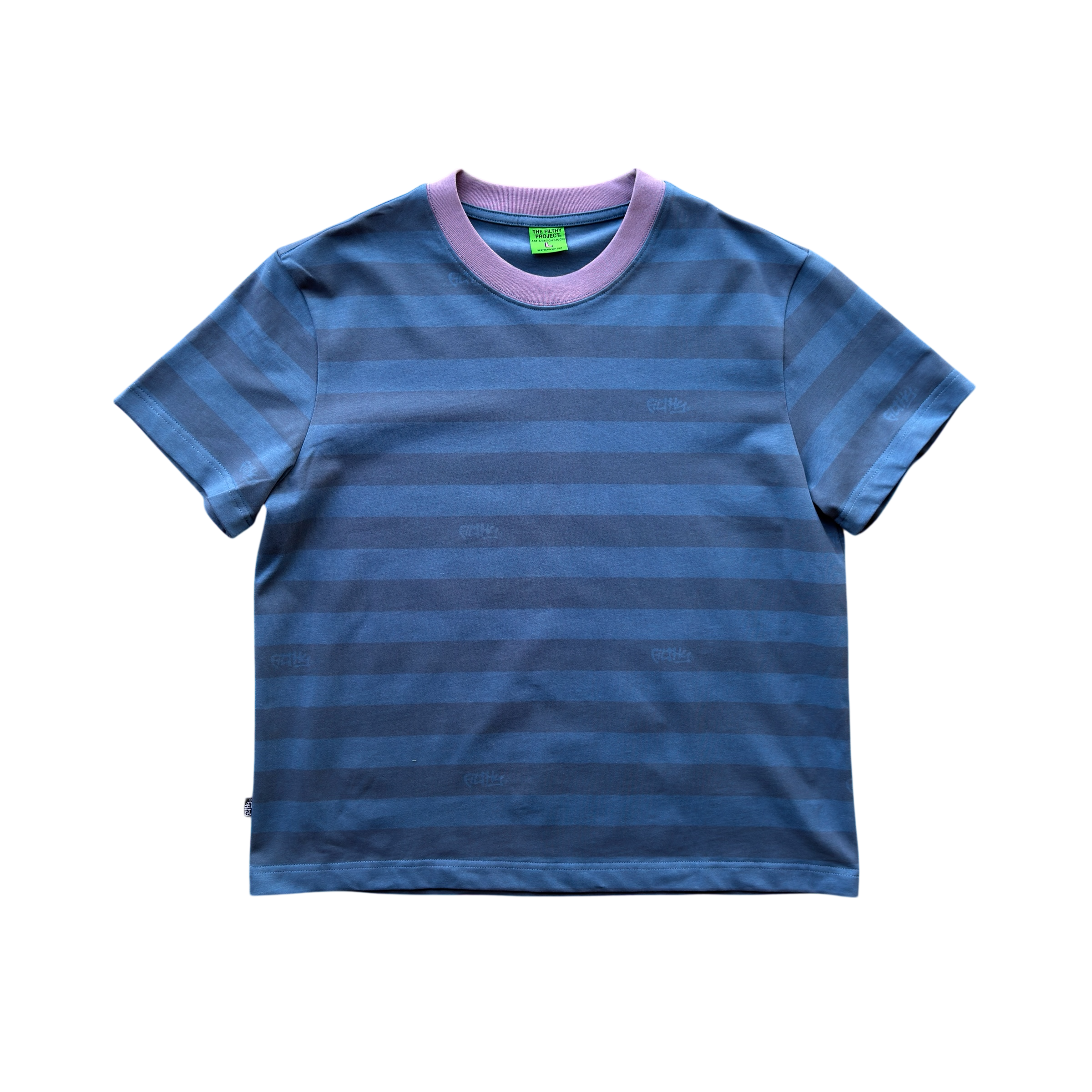 filthy® faded stripe tee (indigo)