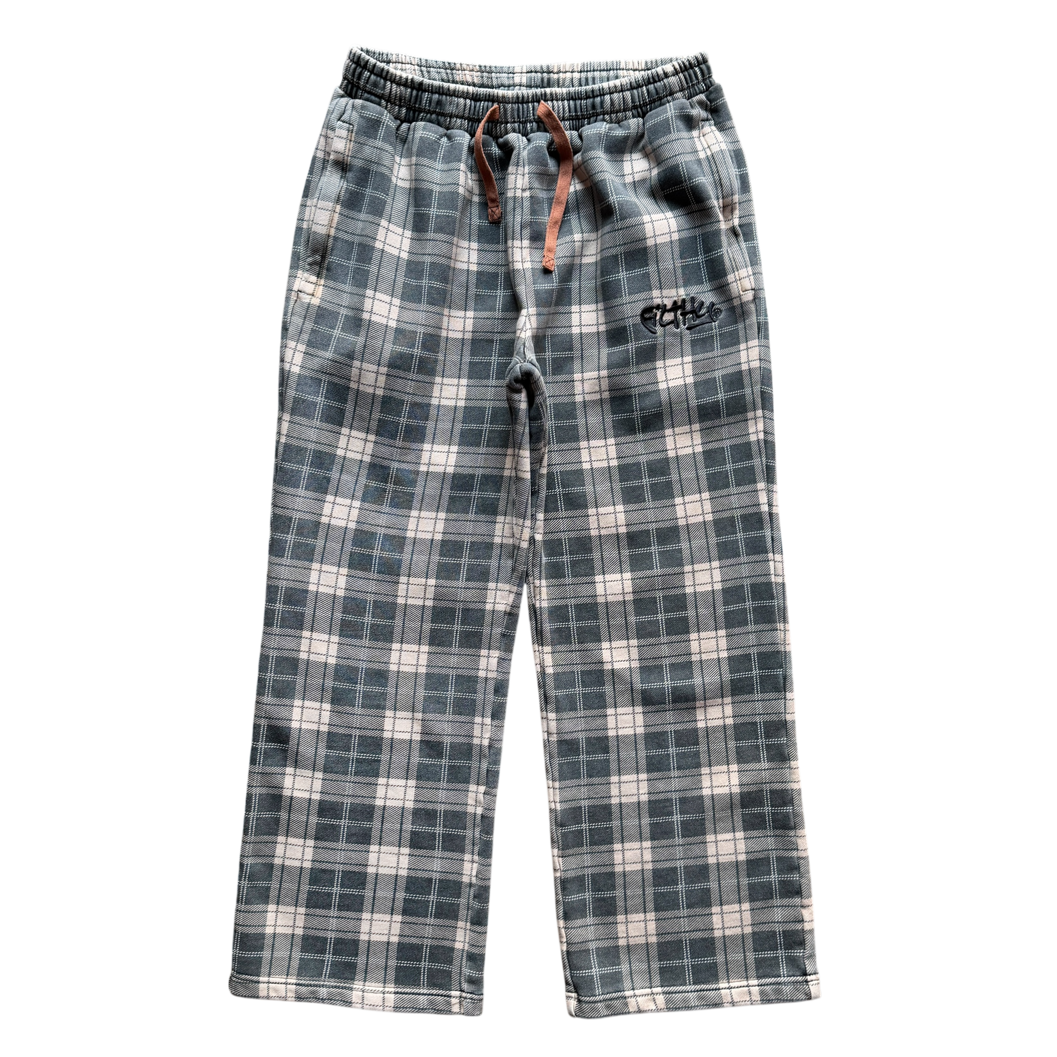 filthy® faded plaid sweatpants V2