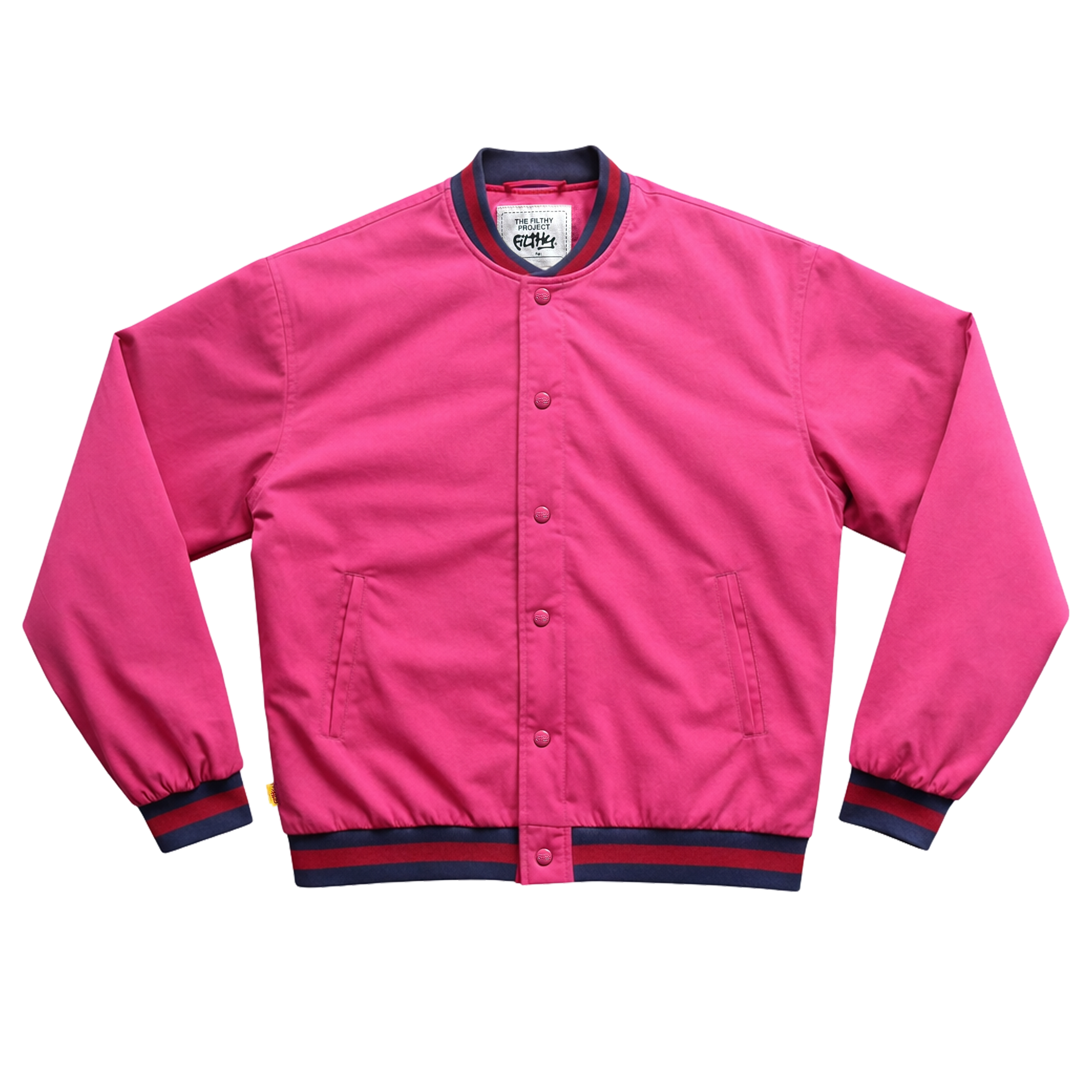 filthy® cotton shell bomber (fuchsia pink)