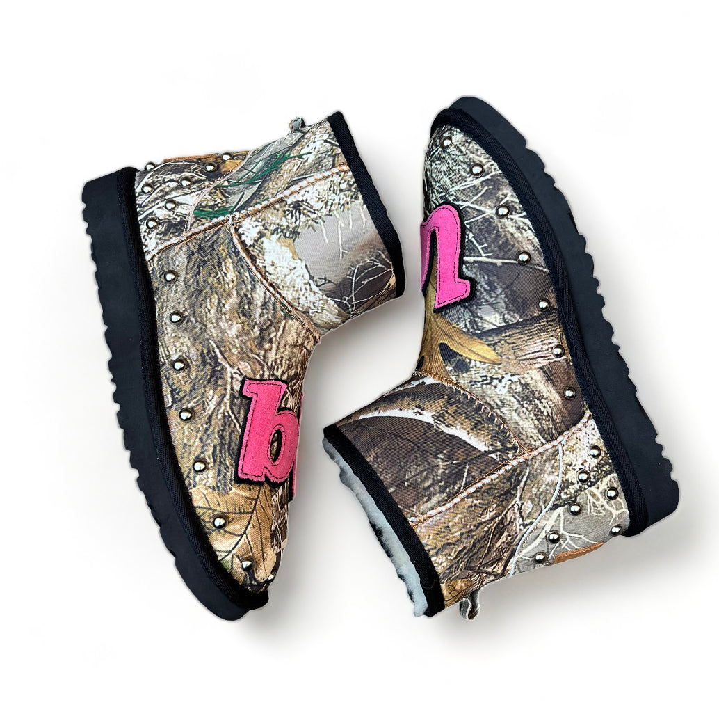 CAMO B★LA BOOT (Fuschia)