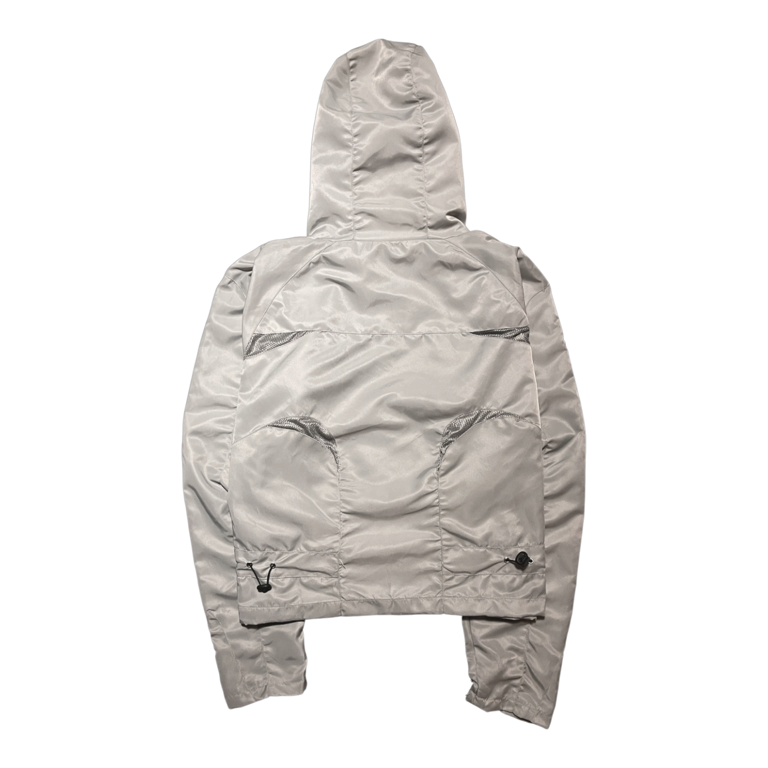 MEN'S CROPPED SHELL JACKET, SILVER