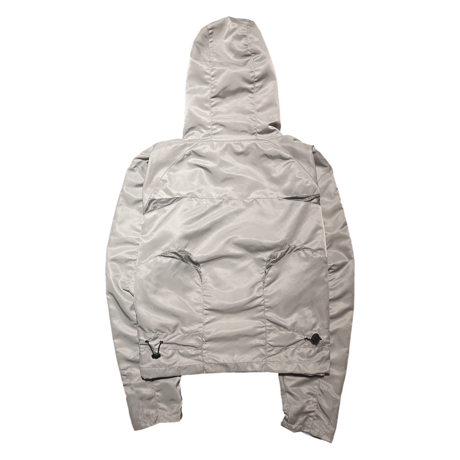 MEN'S CROPPED SHELL JACKET, SILVER