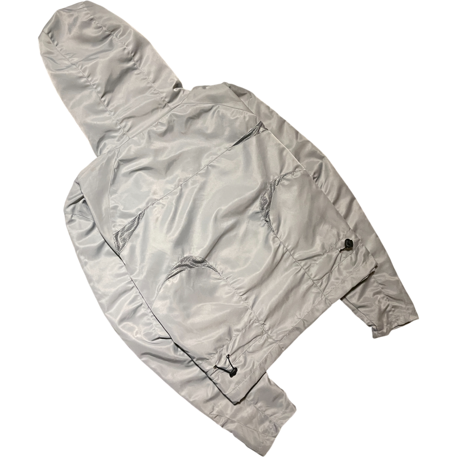 MEN'S CROPPED SHELL JACKET, SILVER