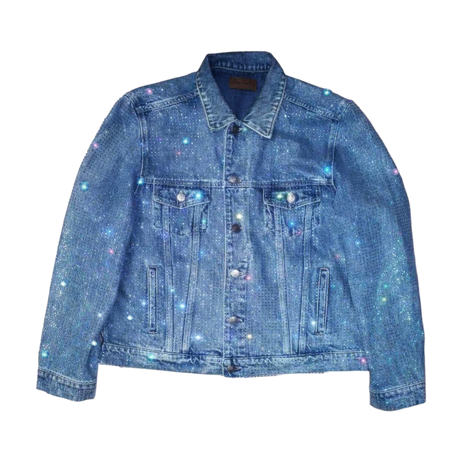 20k Diamond Vine Denim Jacket in BLU