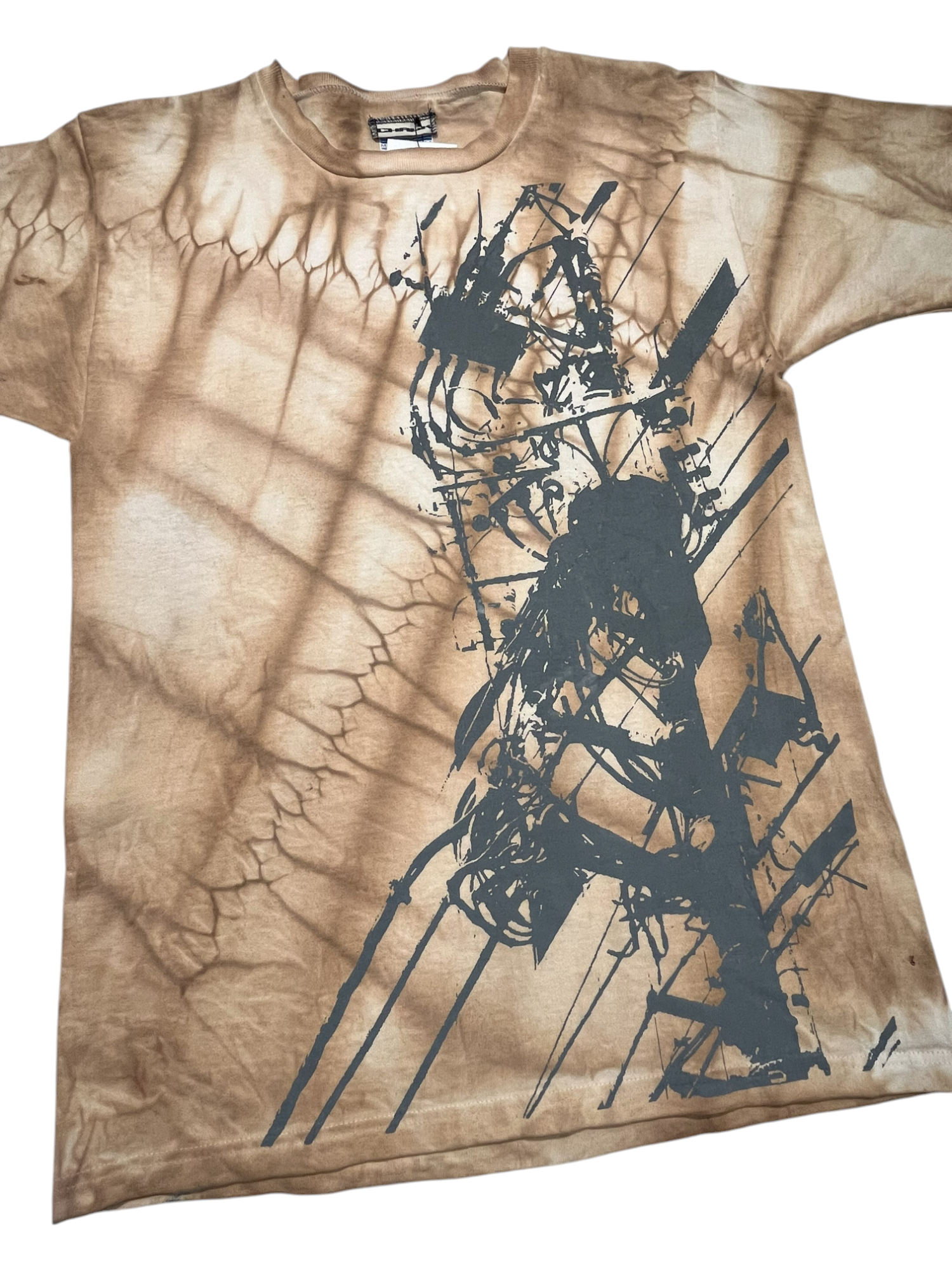 Electric Box T-Shirt - Persimmon Cross Dyed