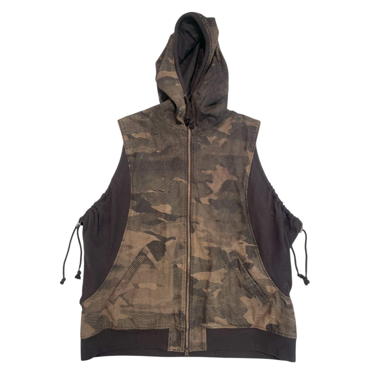 Synch Vest - Acorn Cotton Ripstop Mapped Mono Camo Print