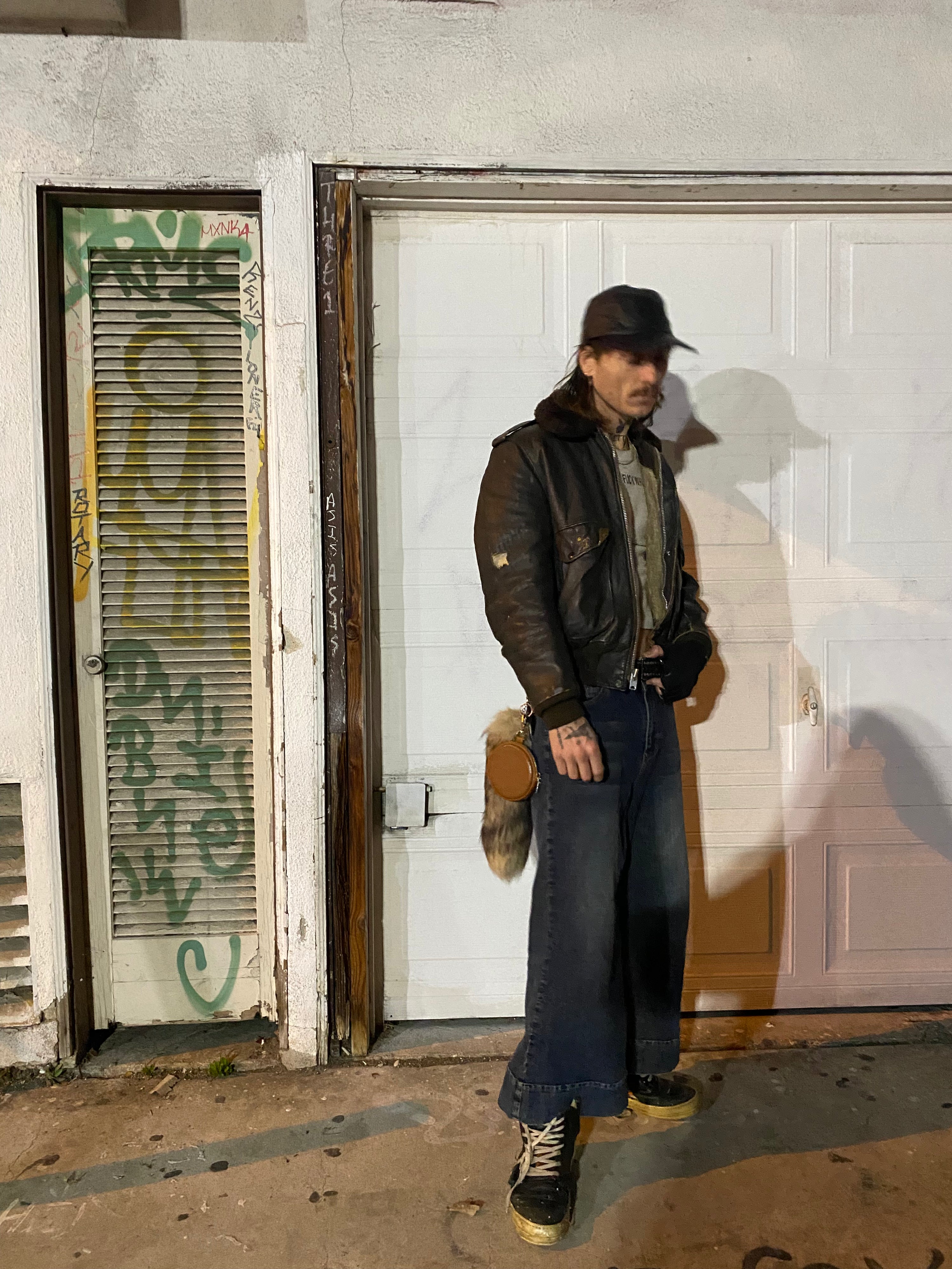 Fox Tail Wallet Brown