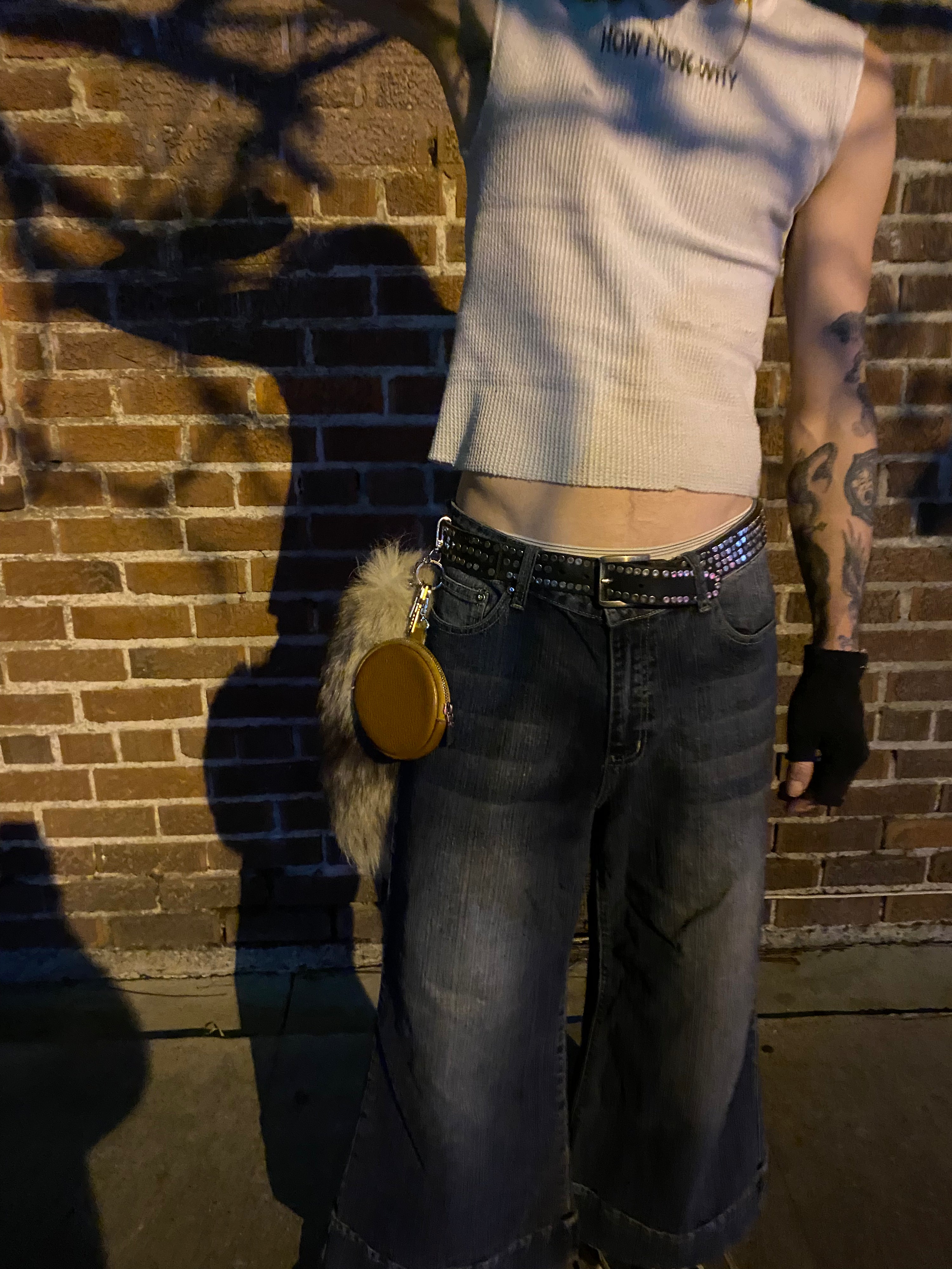 Fox Tail Wallet Brown