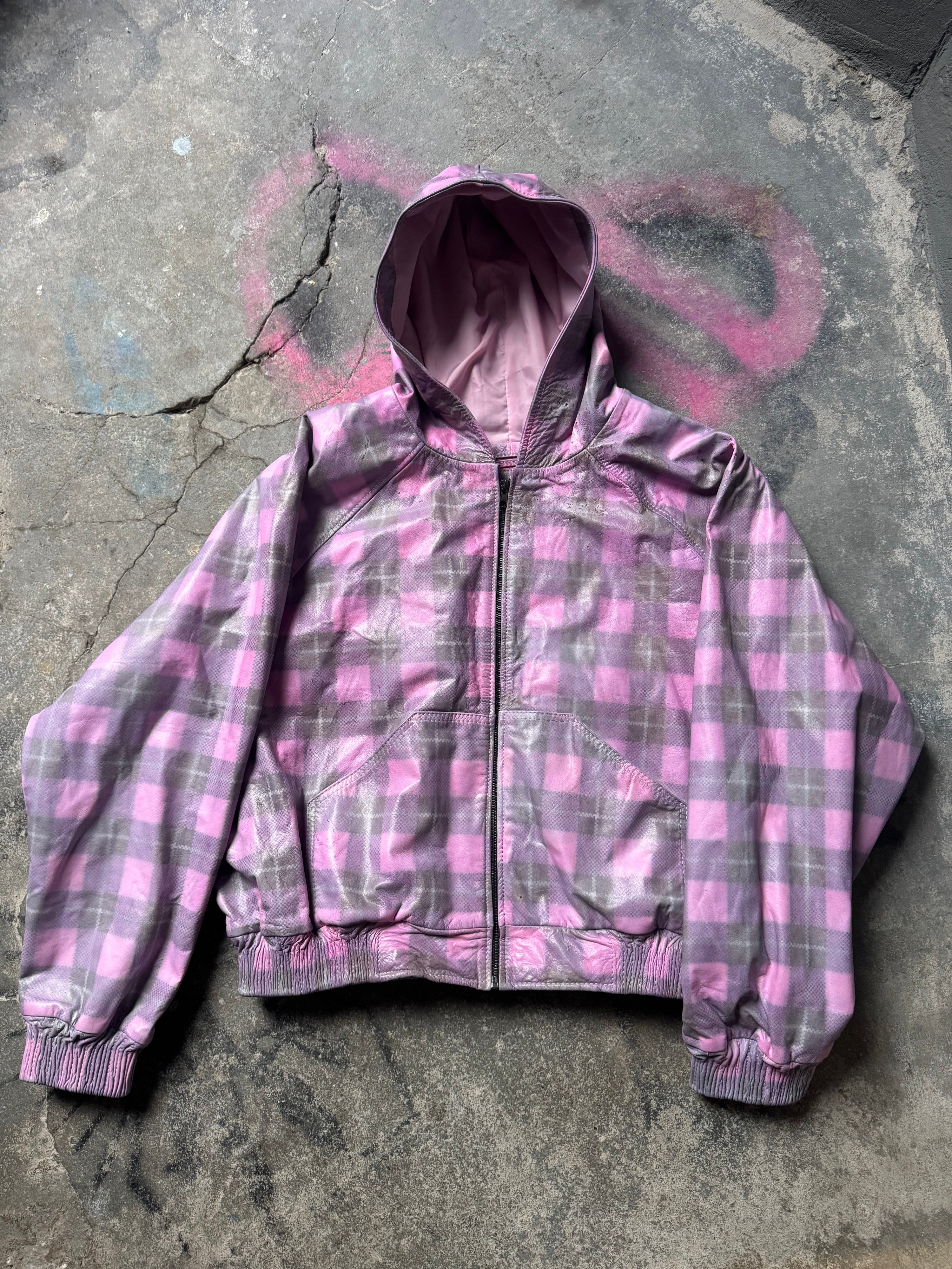 Plaider hoodie (pink)