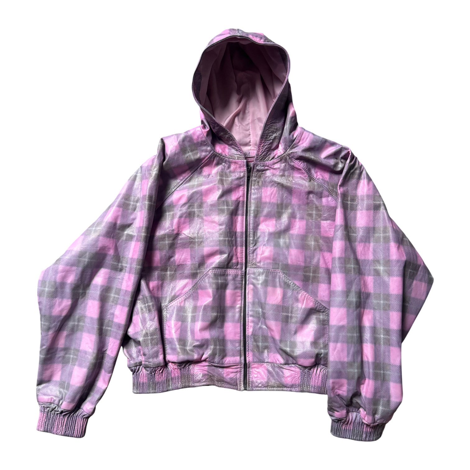Plaider hoodie (pink)