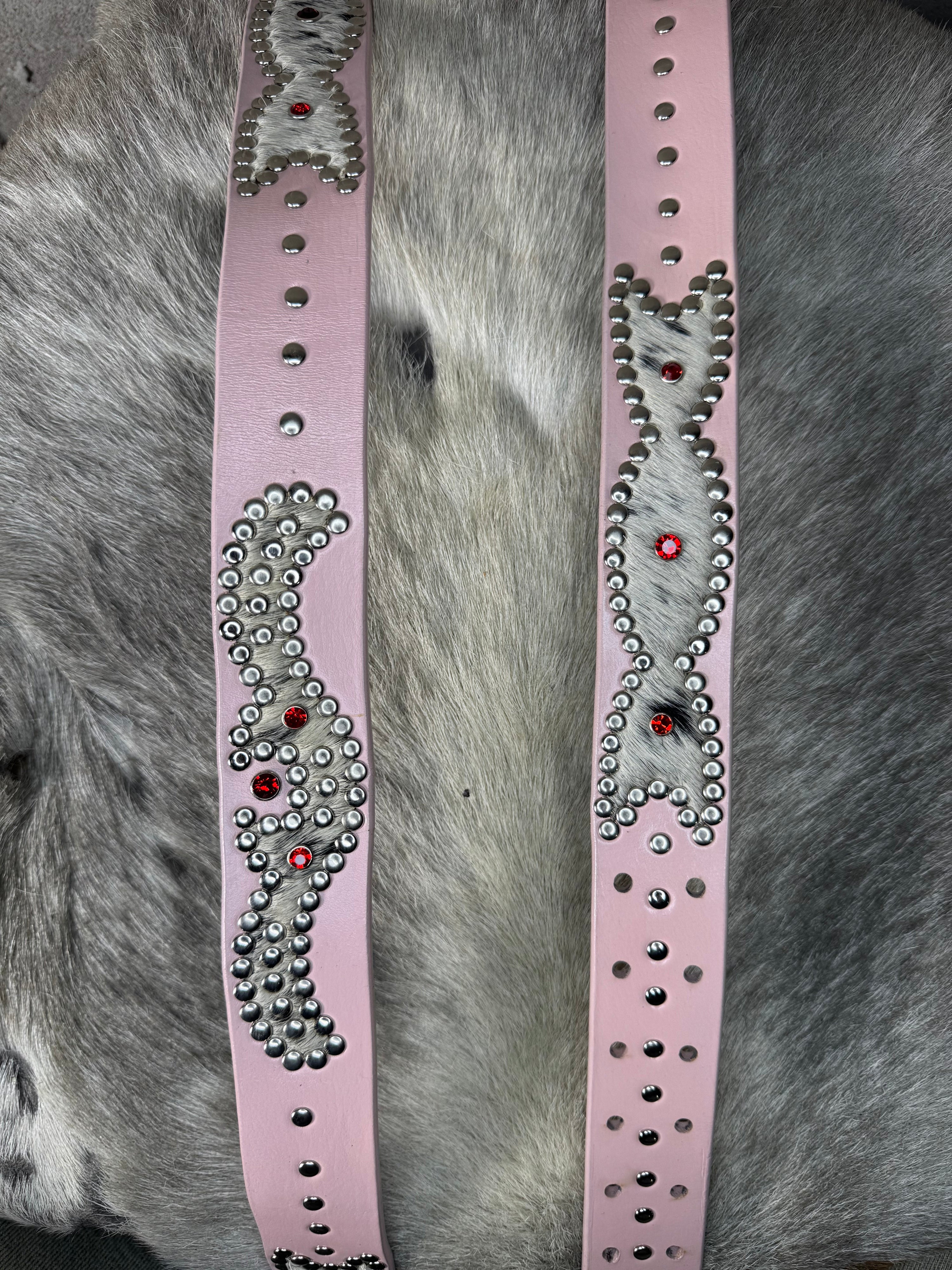 PASTEL PINK Origins Belt (cowhide)