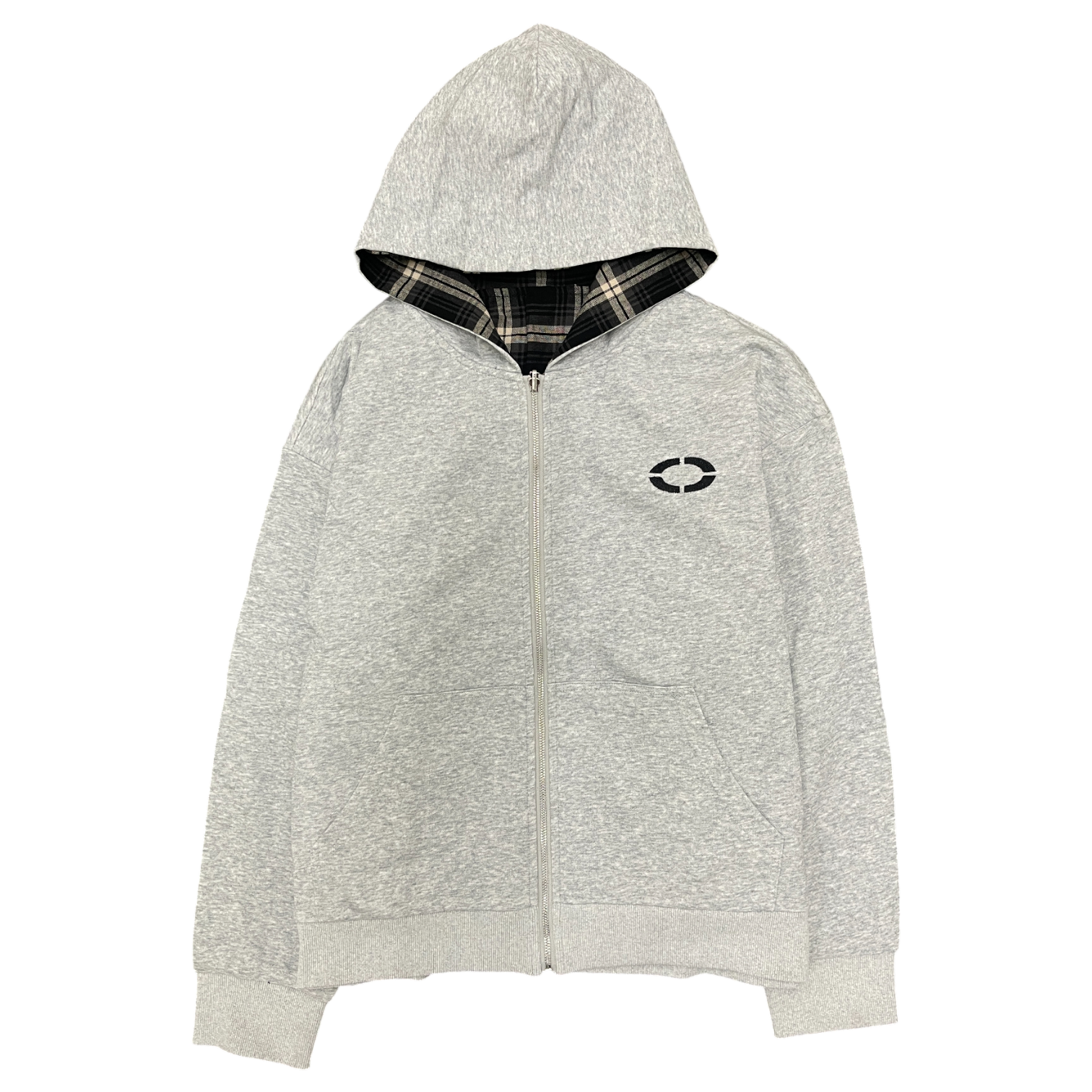 PLAID REVERSIBLE ZIP-UP