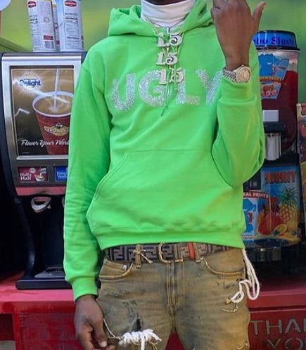 UGLY RHINESTONE HOODIE